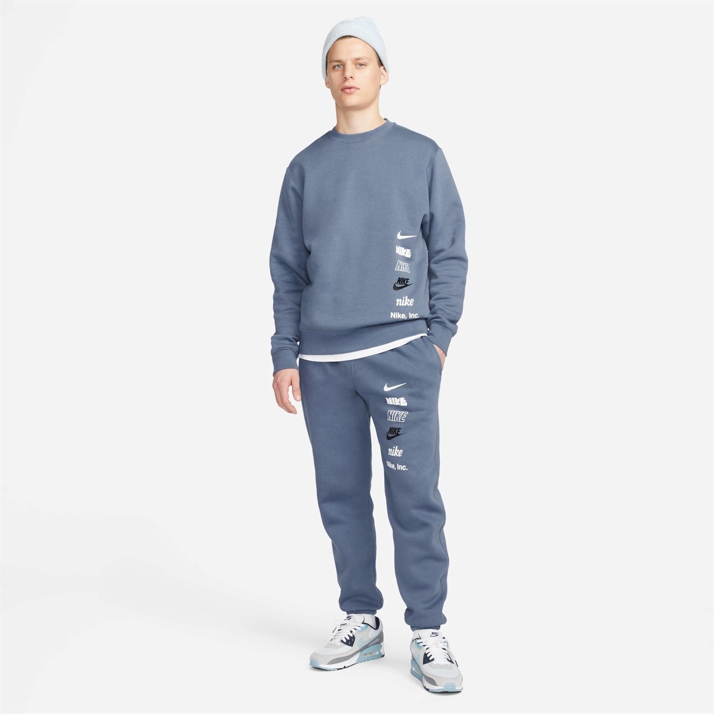 Tepláky Nike DIFFUSED BLUE 3449197 Nike M CLUB+ BB CF P Sn32 - 7