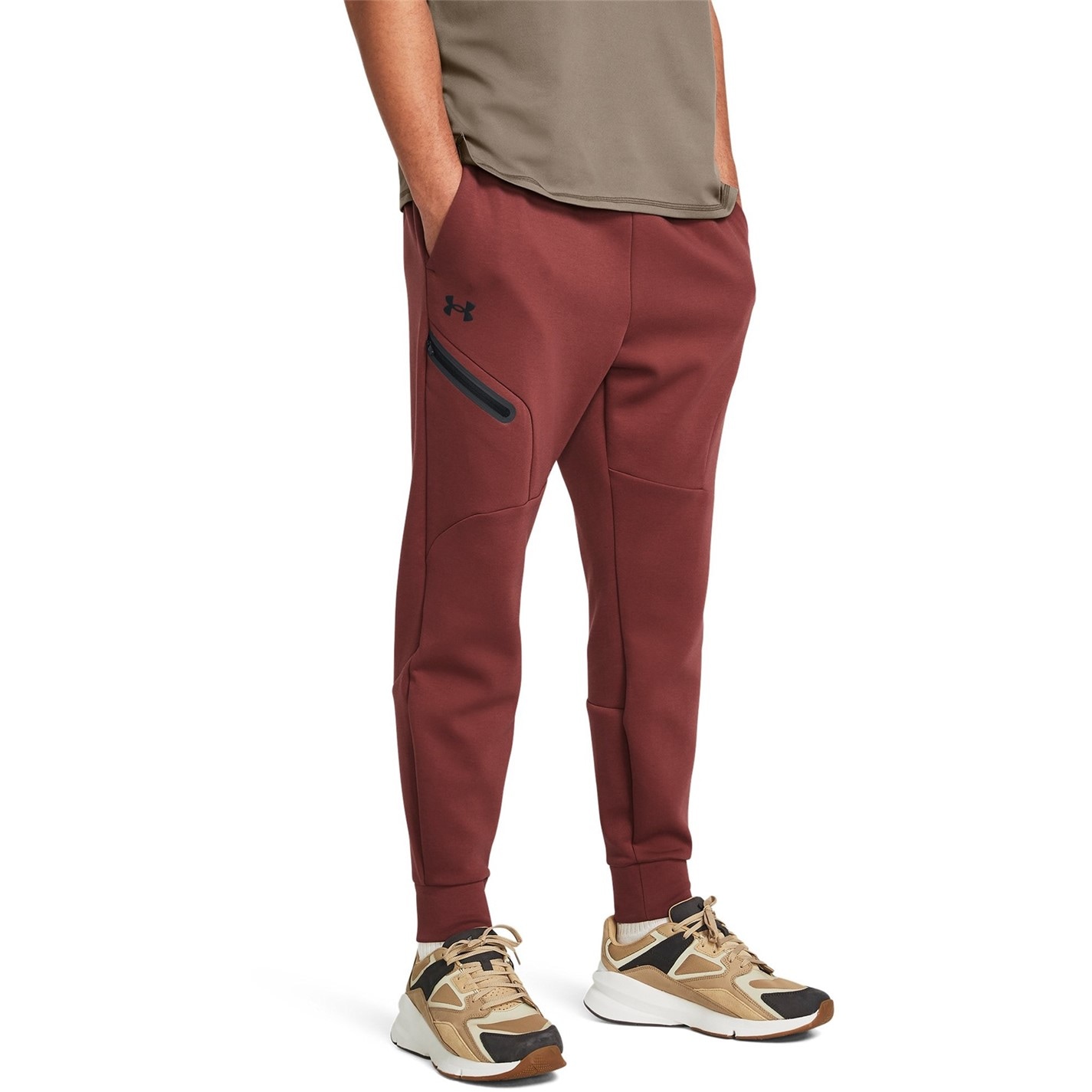 Tepláky Under Armour Red 9426852 Men's Closed Hem Fleece Joggers - 3