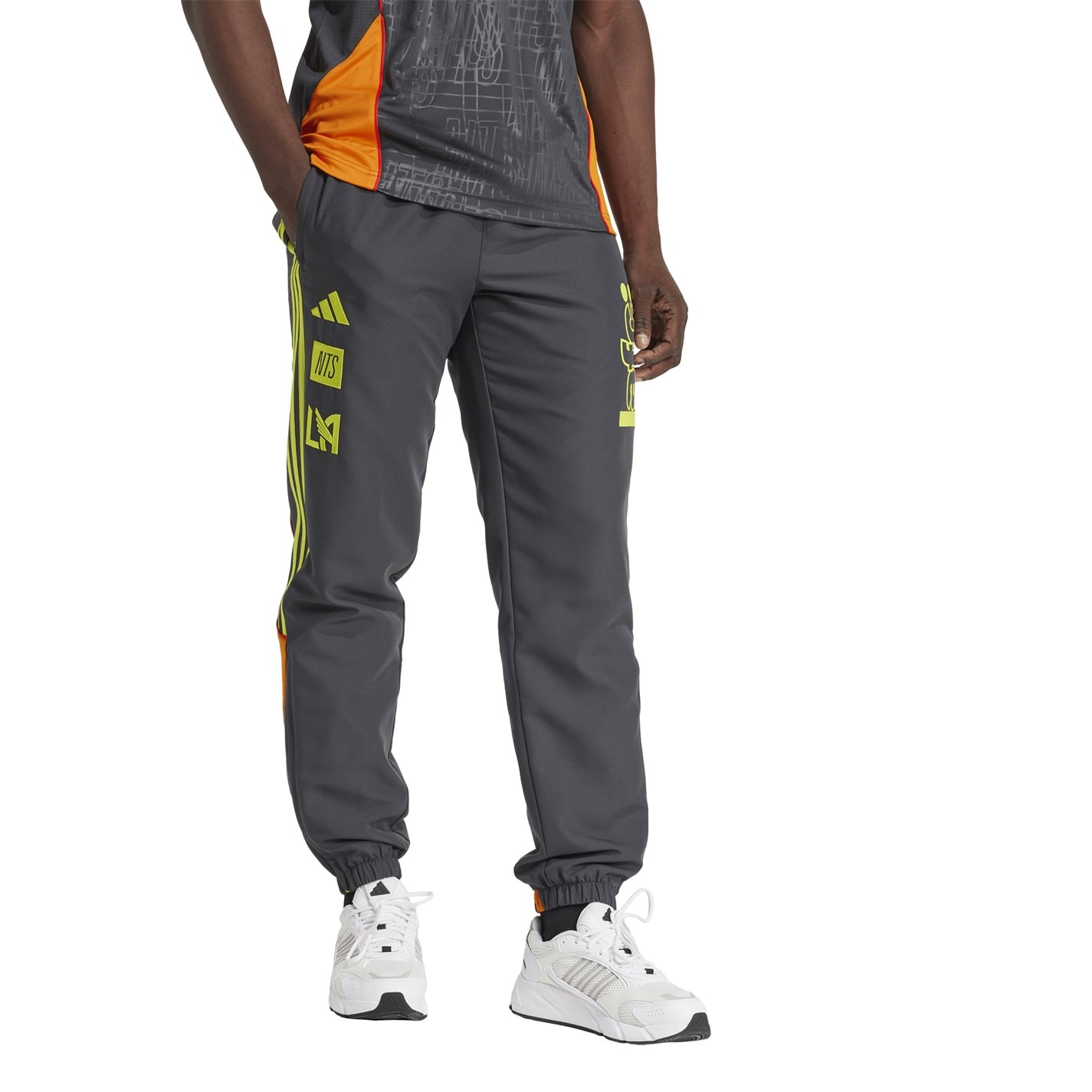 Tepláky adidas Dark Grey 3283603 Men's Closed Hem Fleece Joggers - 4