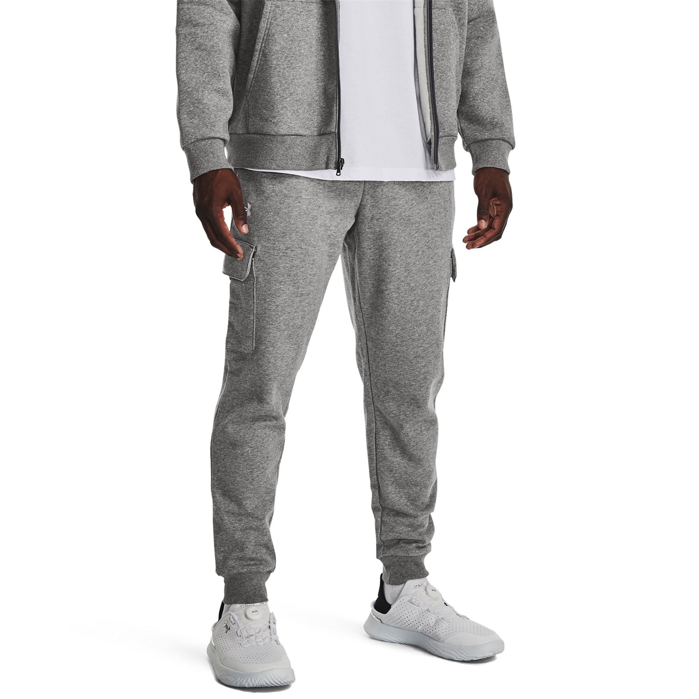 Tepláky Under Armour Grey 9101591 UA Rival Fleece Joggers Men's - 2