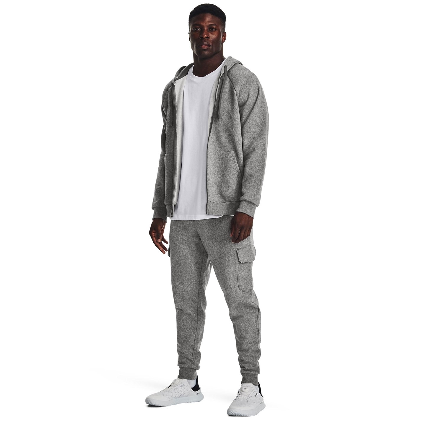 Tepláky Under Armour Grey 9101591 UA Rival Fleece Joggers Men's - 4
