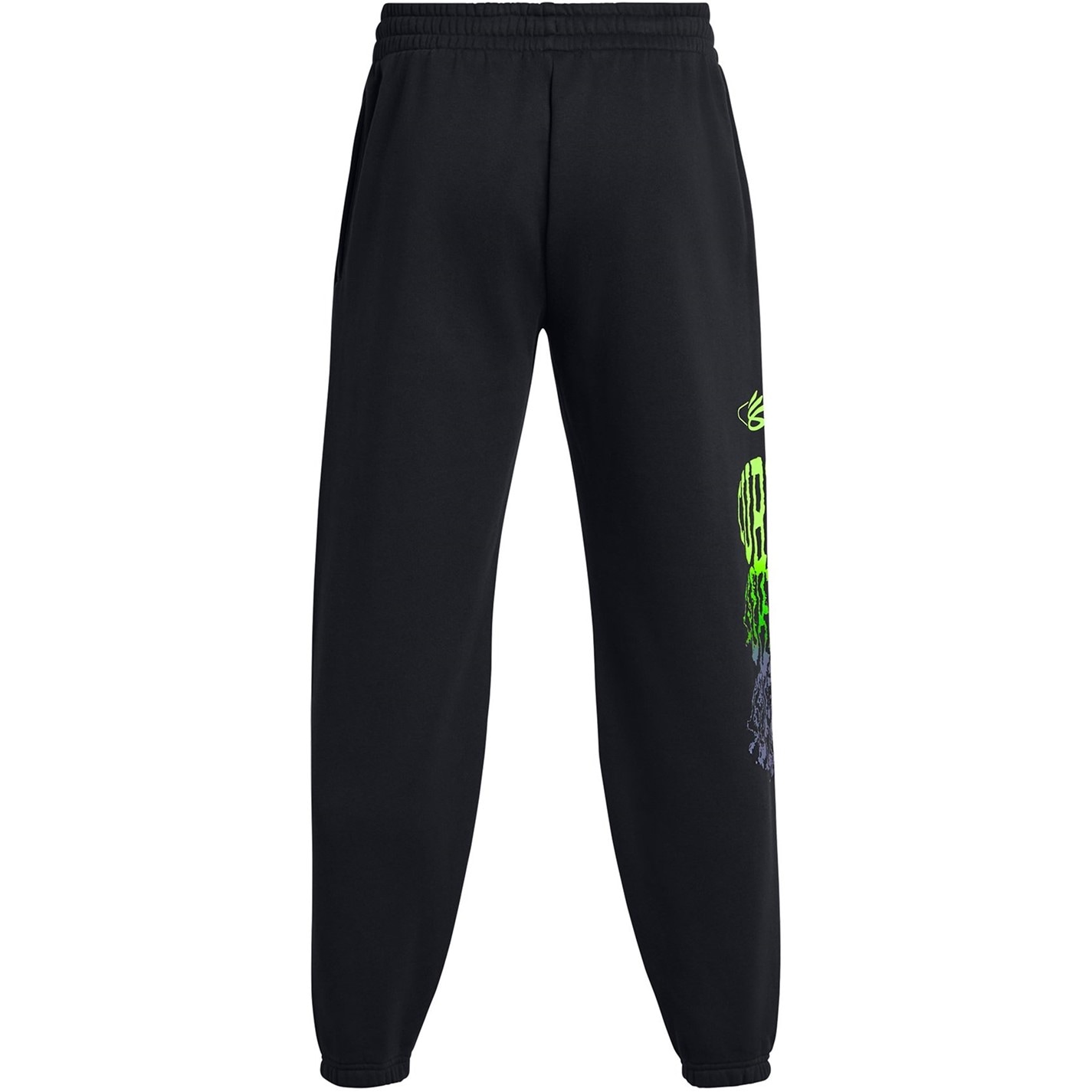 Tepláky Under Armour Black 8738200 Curry Splash Graphic Joggers Mens - 7