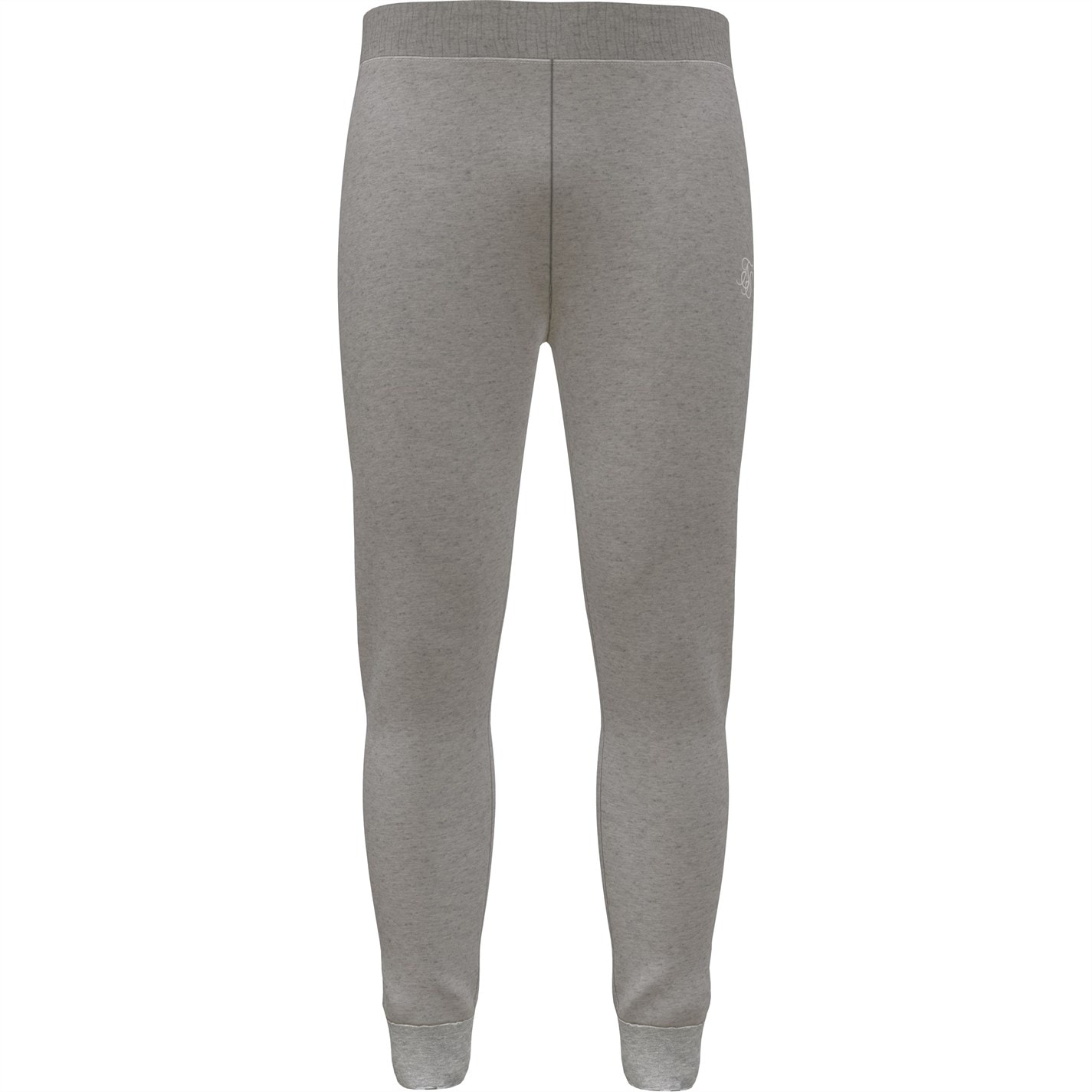 Tepláky SikSilk Grey Marl 899367 Men's Closed Hem Fleece Joggers - 1