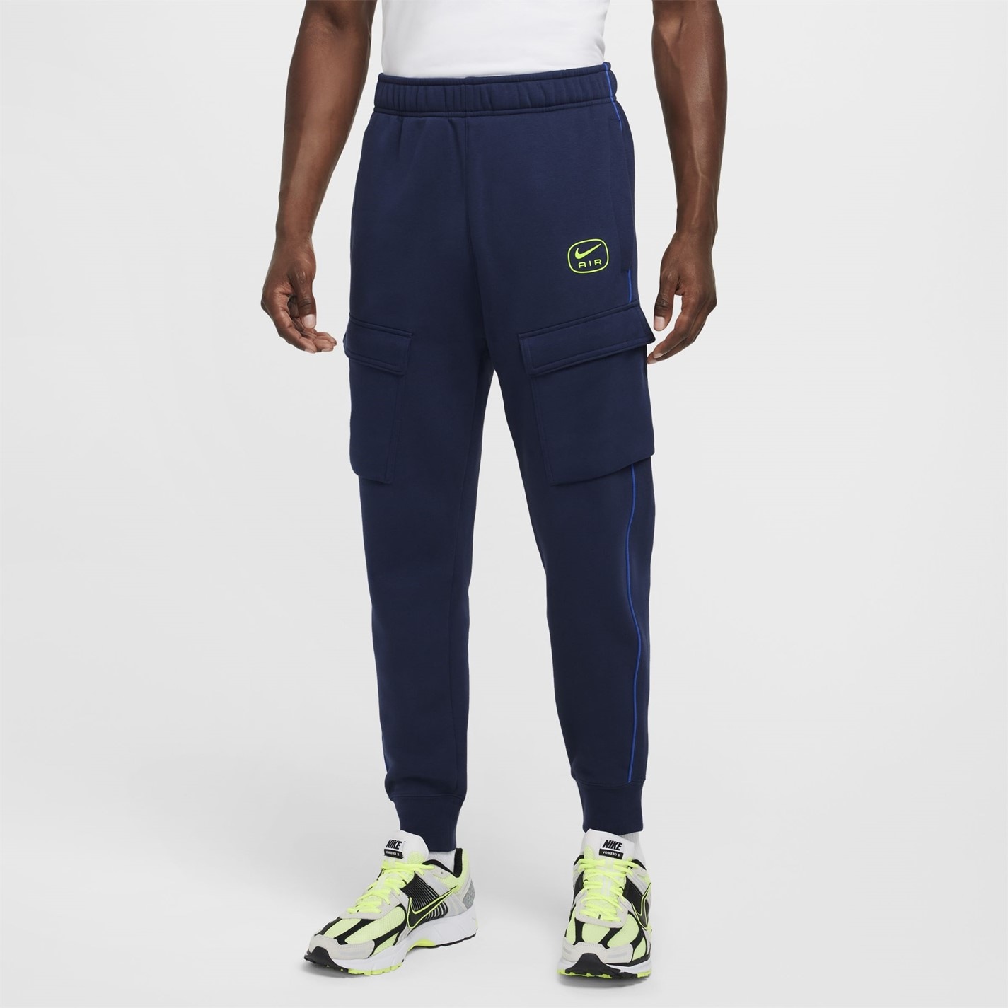 Tepláky Nike Navy 6833917 M NSW SW AIR CARGO PANT FLC BB - 1