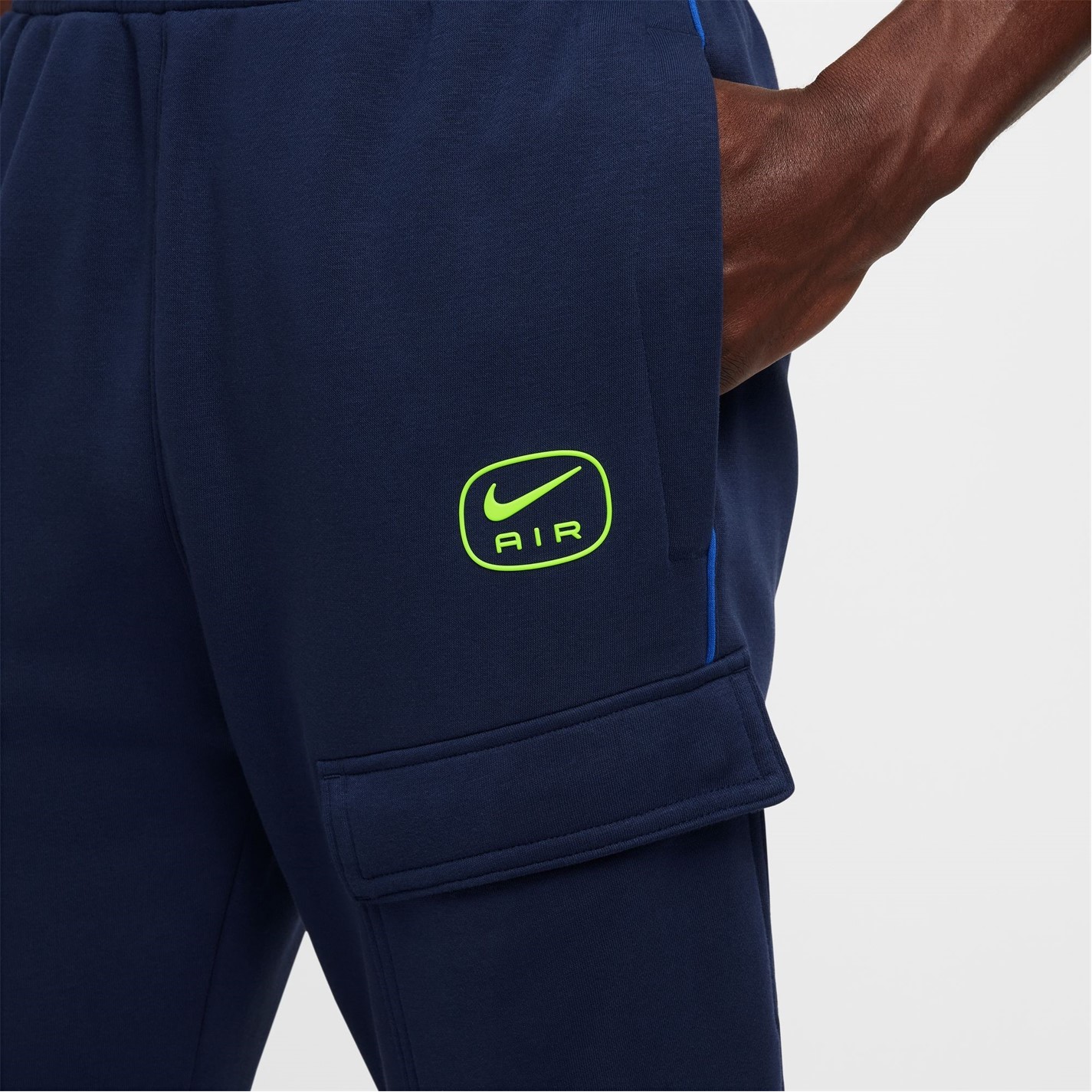 Tepláky Nike Navy 6833917 M NSW SW AIR CARGO PANT FLC BB - 4