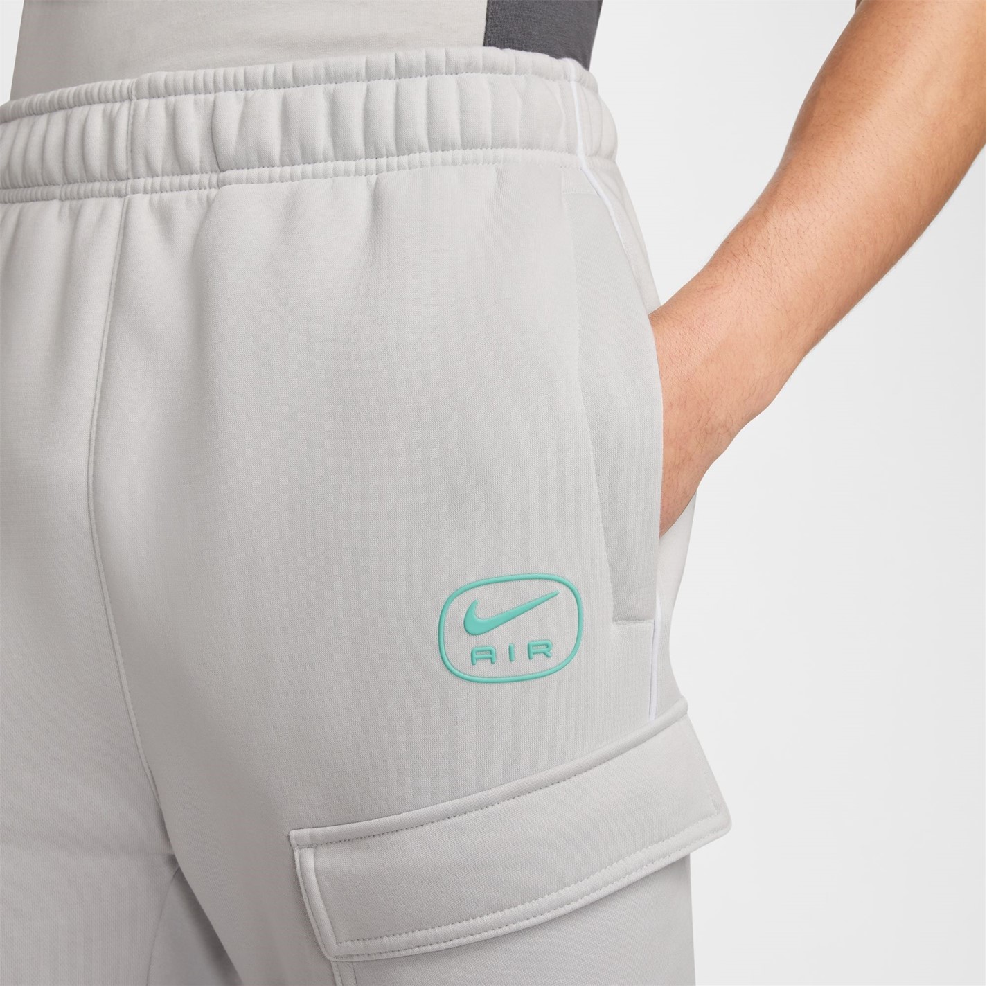 Tepláky Nike Grey 915840 M NSW SW AIR CARGO PANT FLC BB - 4