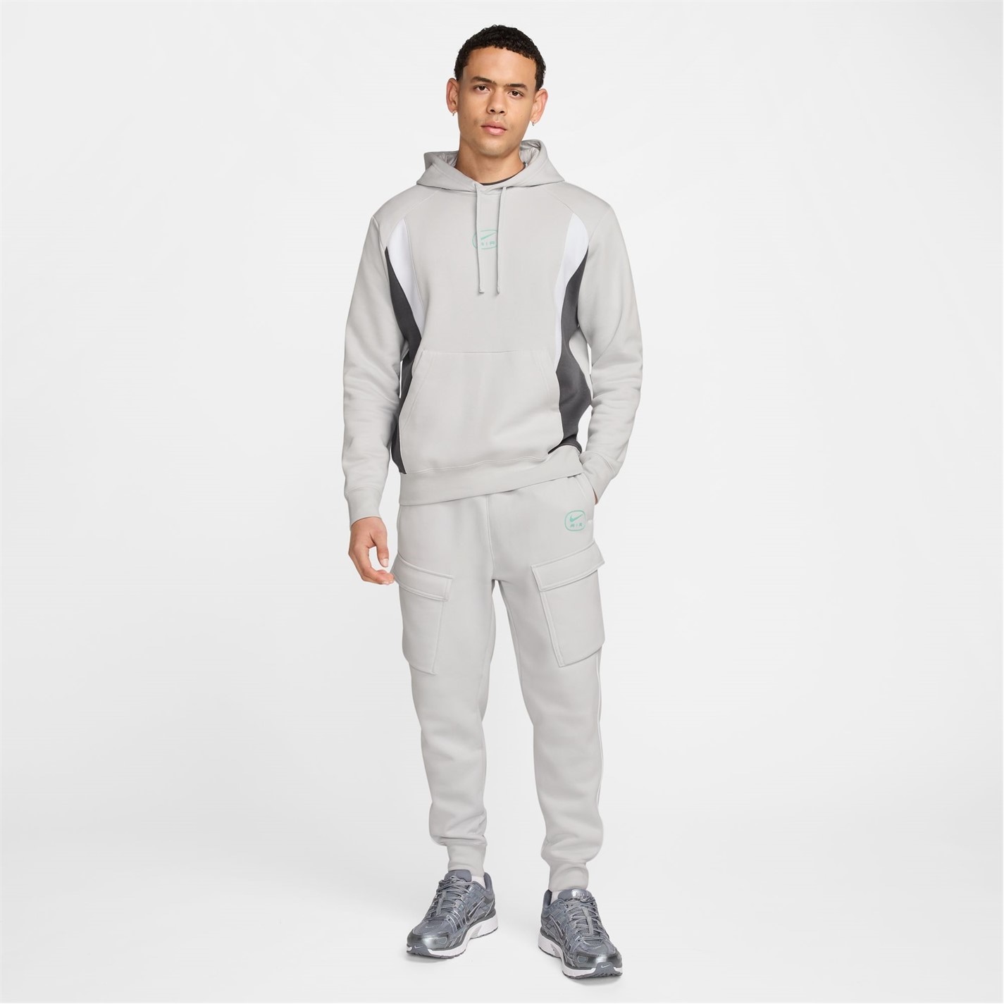 Tepláky Nike Grey 915840 M NSW SW AIR CARGO PANT FLC BB - 8