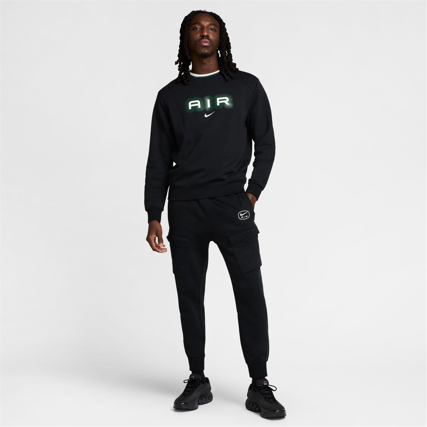 Tepláky Nike Black 8337134 M NSW SW AIR CARGO PANT FLC BB - 7