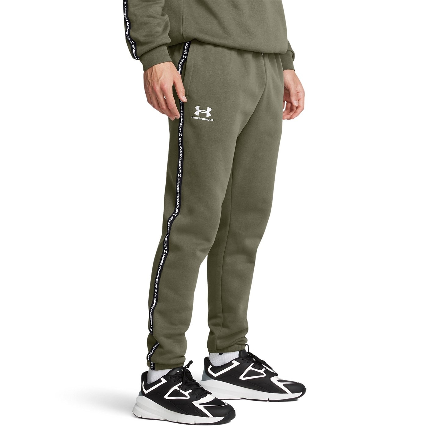 Tepláky Under Armour Green 7536218 Men's Icon Taping Closed Hem Fleece Joggers - 2