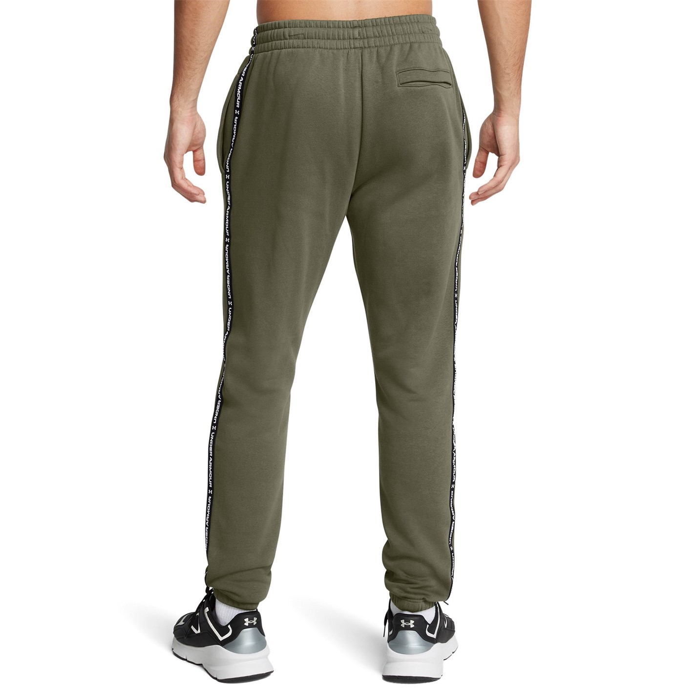Tepláky Under Armour Green 7536218 Men's Icon Taping Closed Hem Fleece Joggers - 3