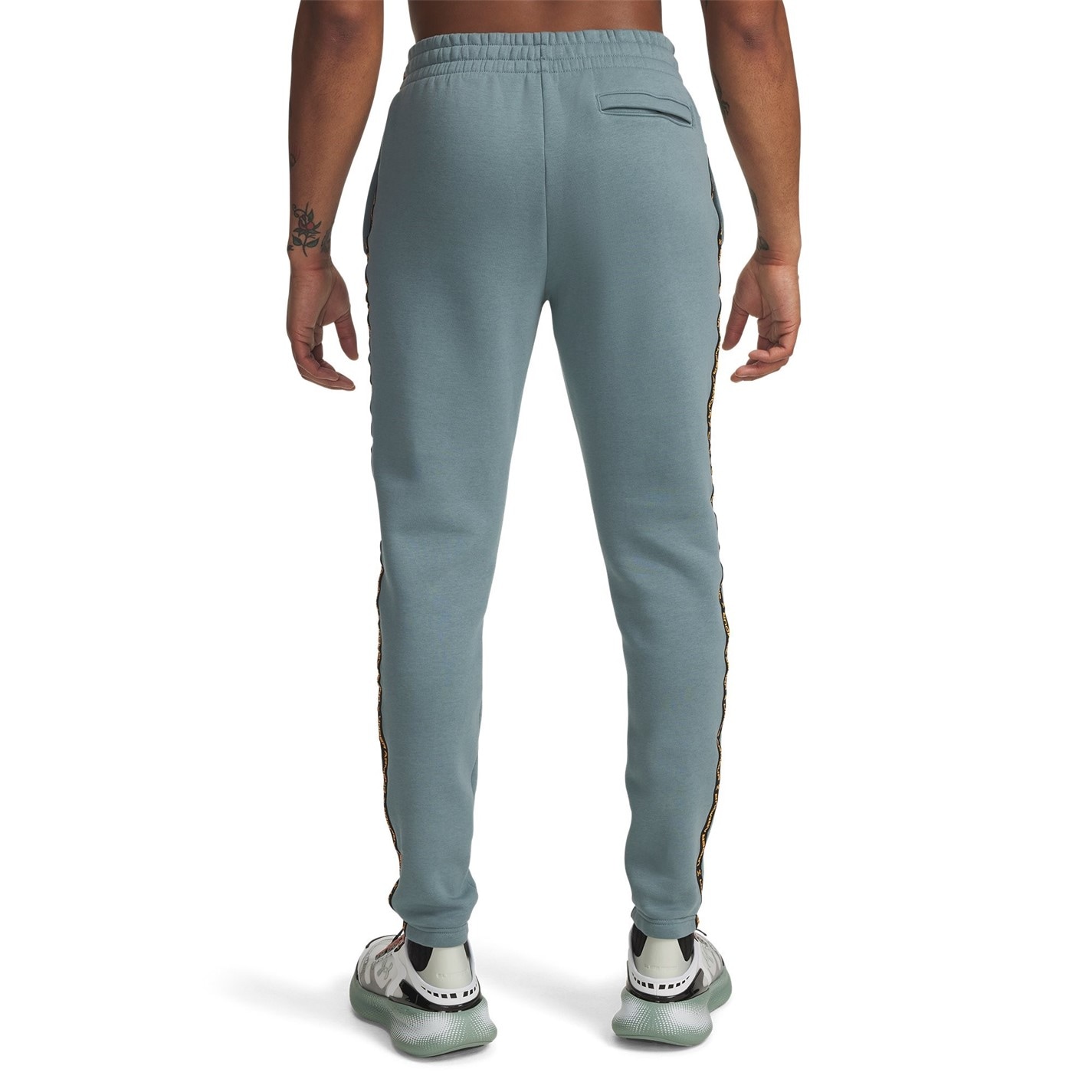 Tepláky Under Armour Jasper Blue 8934119 Men's Icon Taping Closed Hem Fleece Joggers - 2