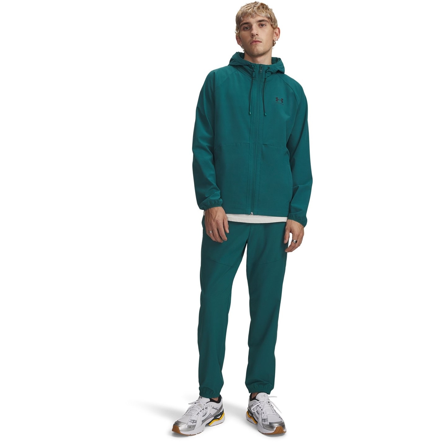 Tepláky Under Armour Green 7811214 Vibe Woven Joggers Mens - 4