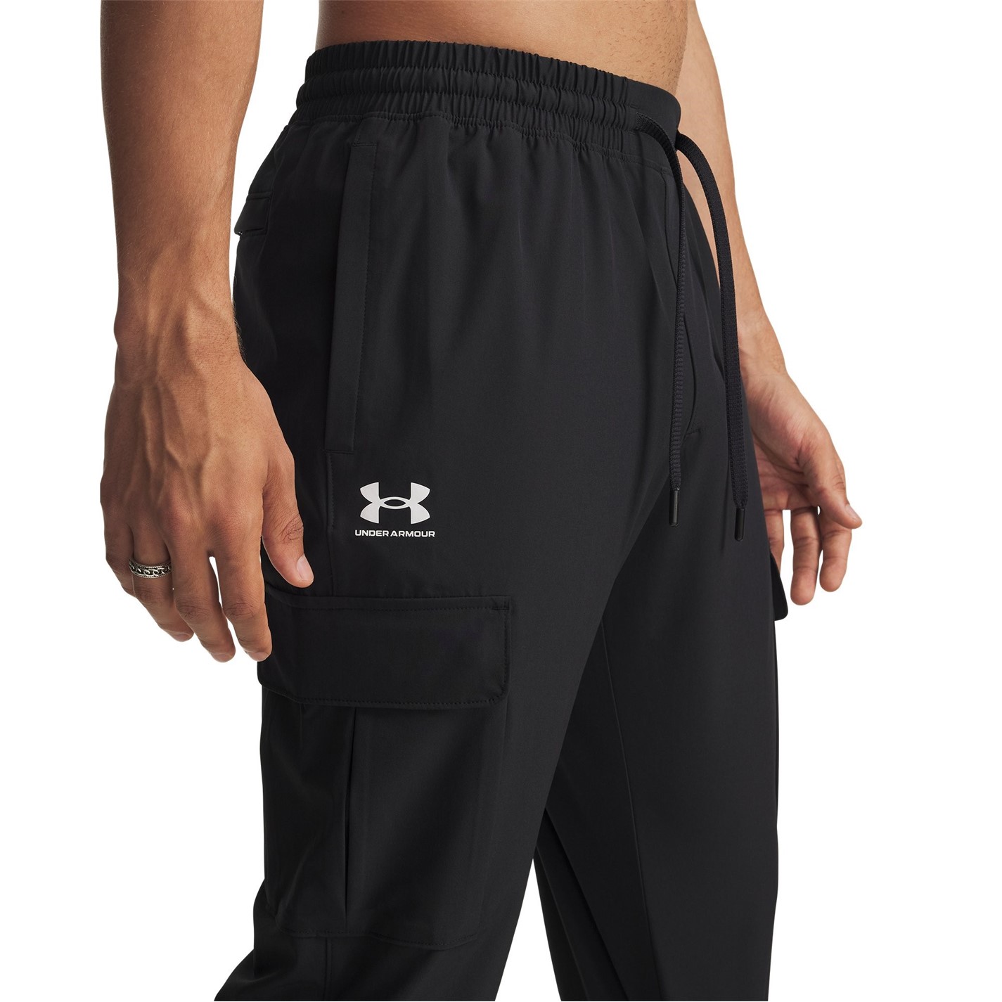 Tepláky Under Armour Black 9816423 Men's Vibe Closed Hem Fleece Joggers - 5