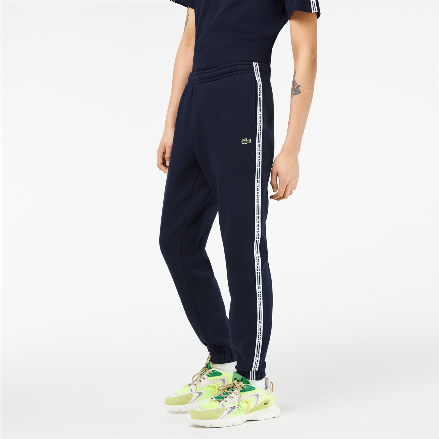 Tepláky Lacoste Navy Blue 2924996 Tape Joggers - 2