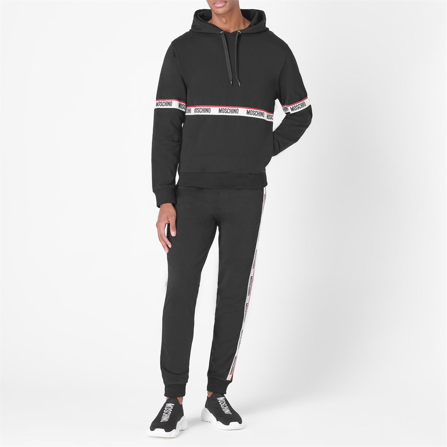 Kalhoty MOSCHINO Black 3197083 Logo Tape Jogging Bottoms - 2