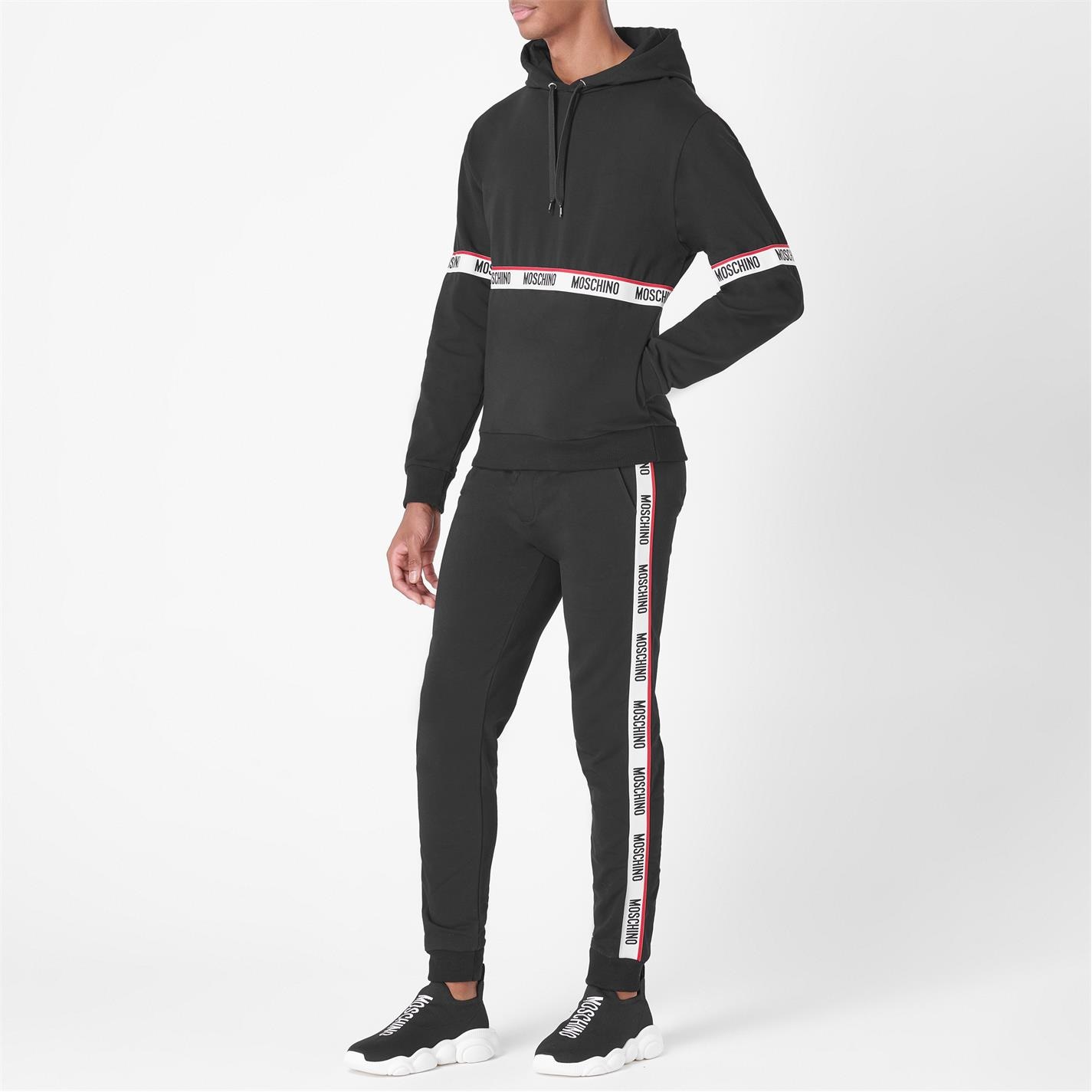 Kalhoty MOSCHINO Black 3197083 Logo Tape Jogging Bottoms - 3