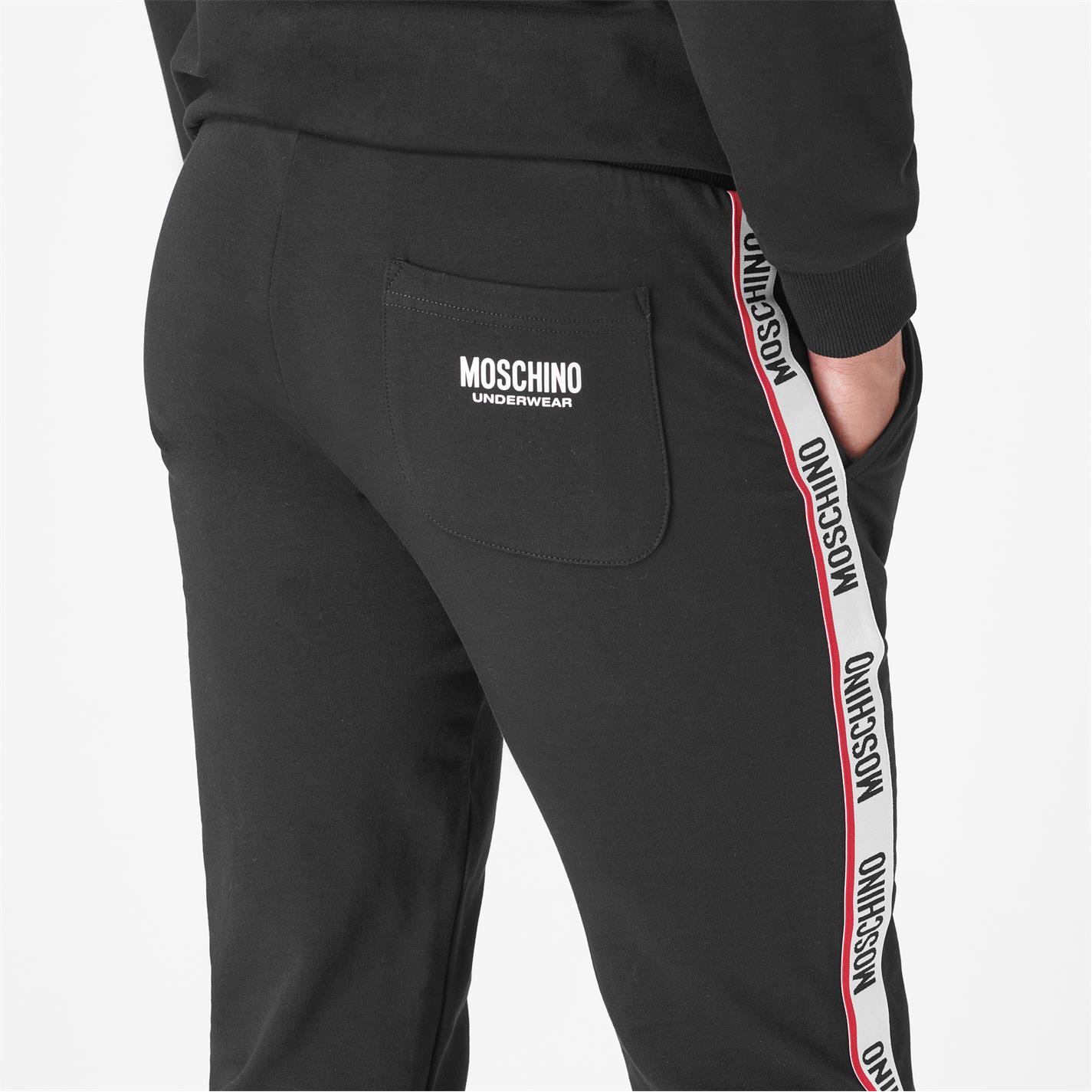 Kalhoty MOSCHINO Black 3197083 Logo Tape Jogging Bottoms - 6
