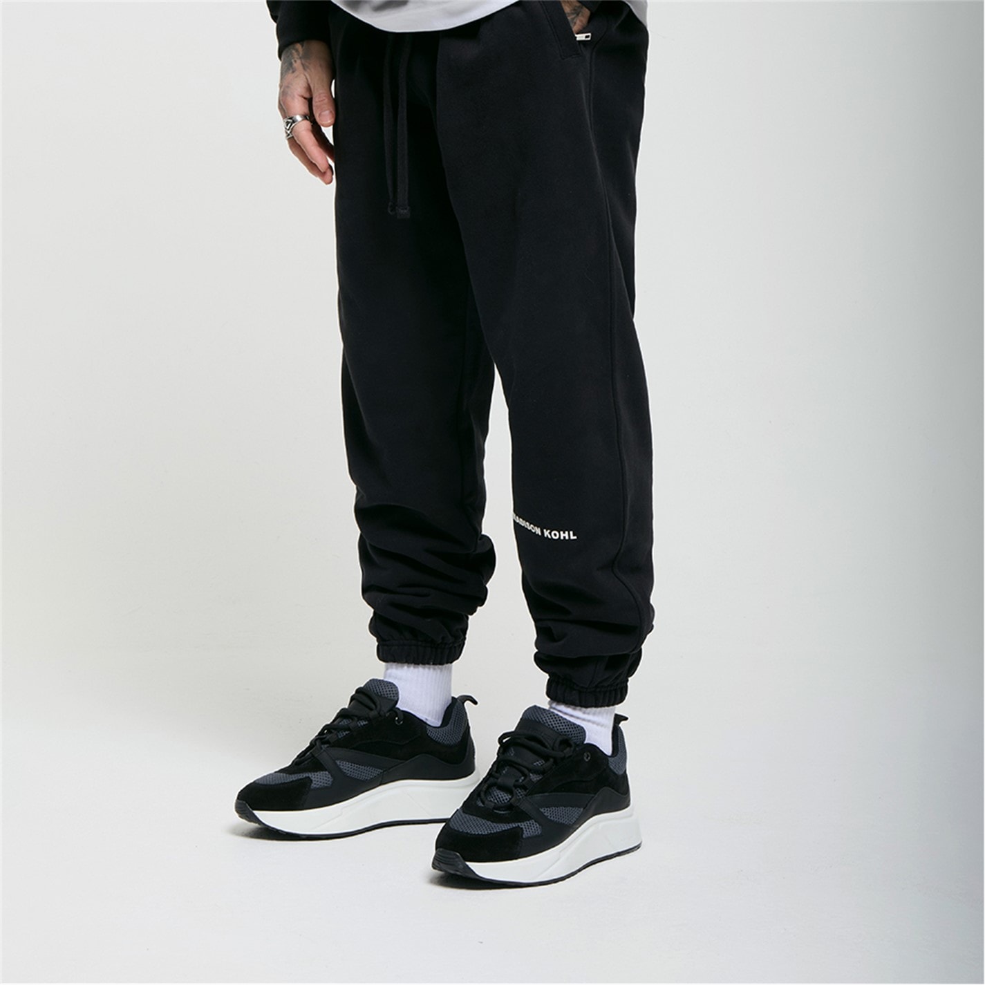 Tepláky Madison Khol Black 1522192 Core Jogging Bottoms - 2