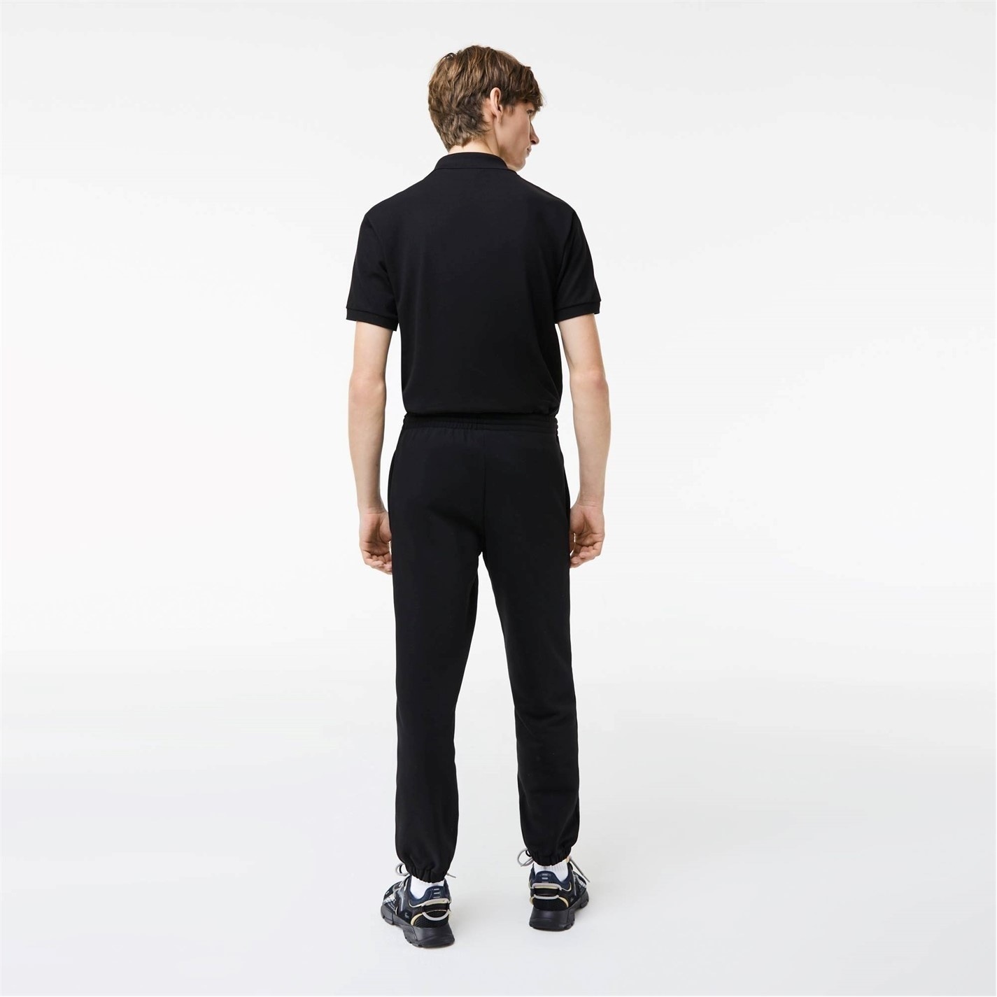 Tepláky Lacoste Black 031 6531466 Men's Basic Fleece Jogging Bottoms - 2