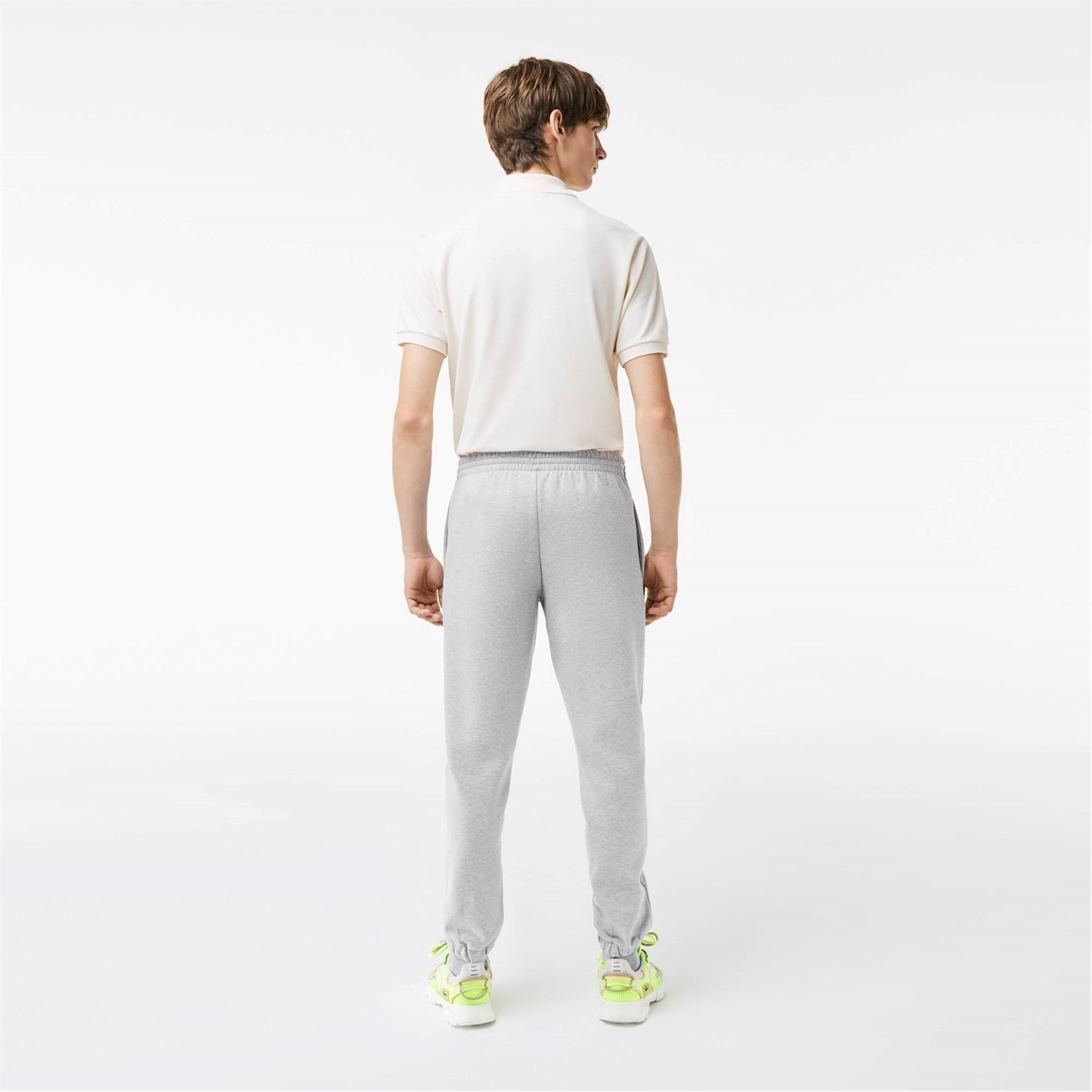 Tepláky Lacoste Light Grey CCA 7858997 Men's Basic Fleece Jogging Bottoms - 2