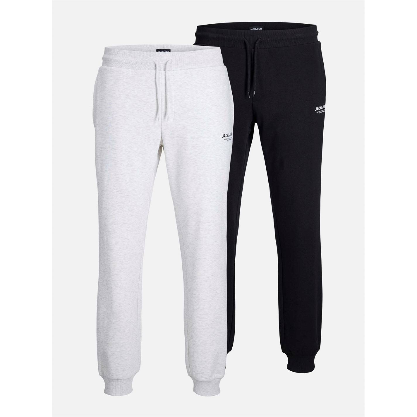 Tepláky Jack and Jones Black 9426833 Mens Mason 2-Pack Closed Hem Jersey Joggers - 1
