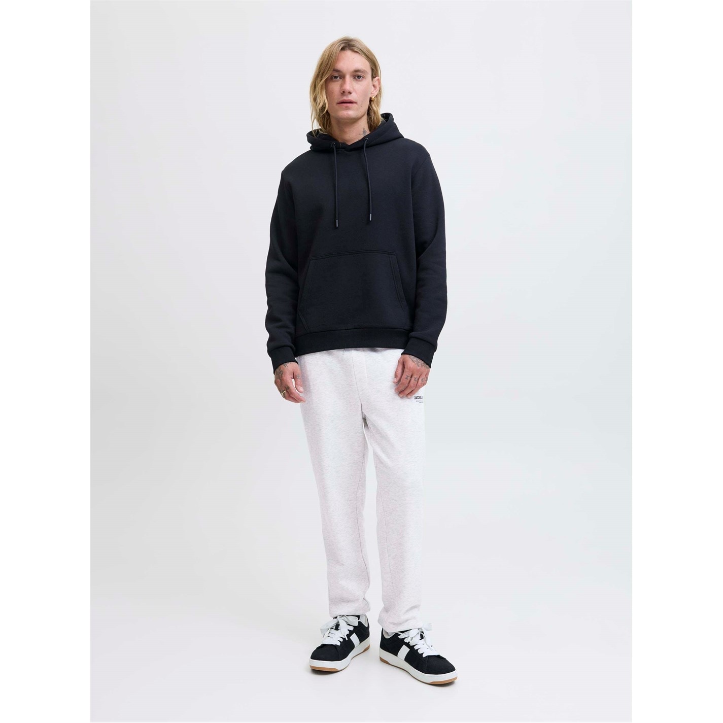 Tepláky Jack and Jones Black 9426833 Mens Mason 2-Pack Closed Hem Jersey Joggers - 7
