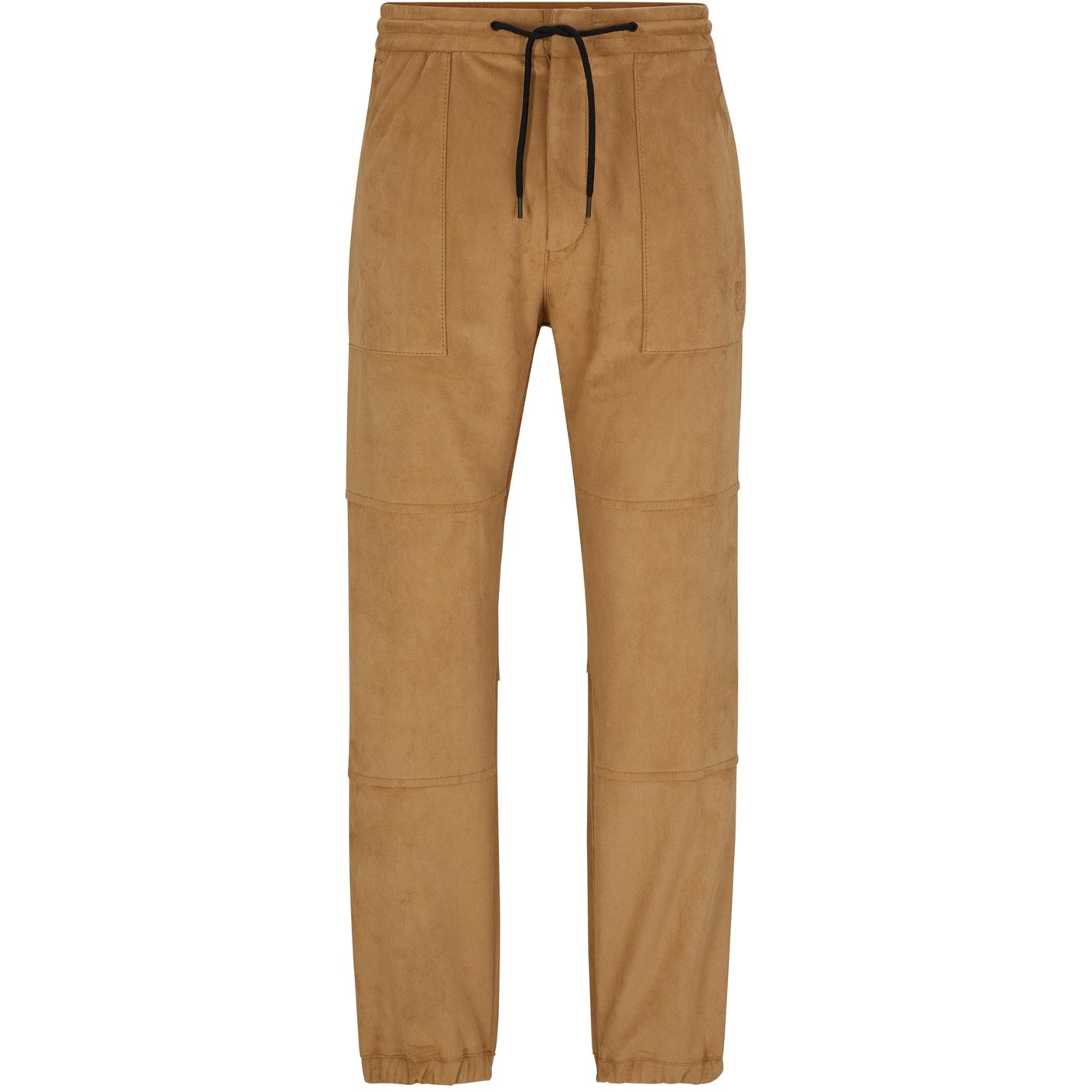 Tepláky Hugo Beige 7848367 Men's Closed Hem Jersey Tapered Joggers - 4