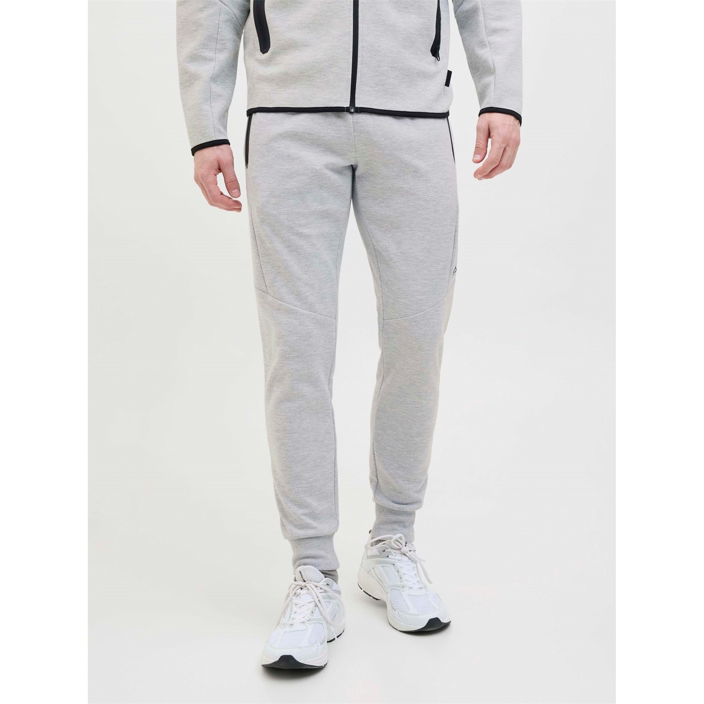 Tepláky Jack and Jones Lt Grey Melange 2255645 Will Fusion Joggers Mens - 3