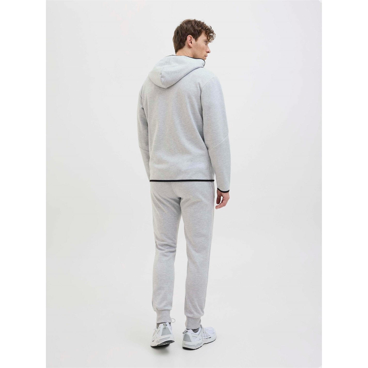 Tepláky Jack and Jones Lt Grey Melange 2255645 Will Fusion Joggers Mens - 4