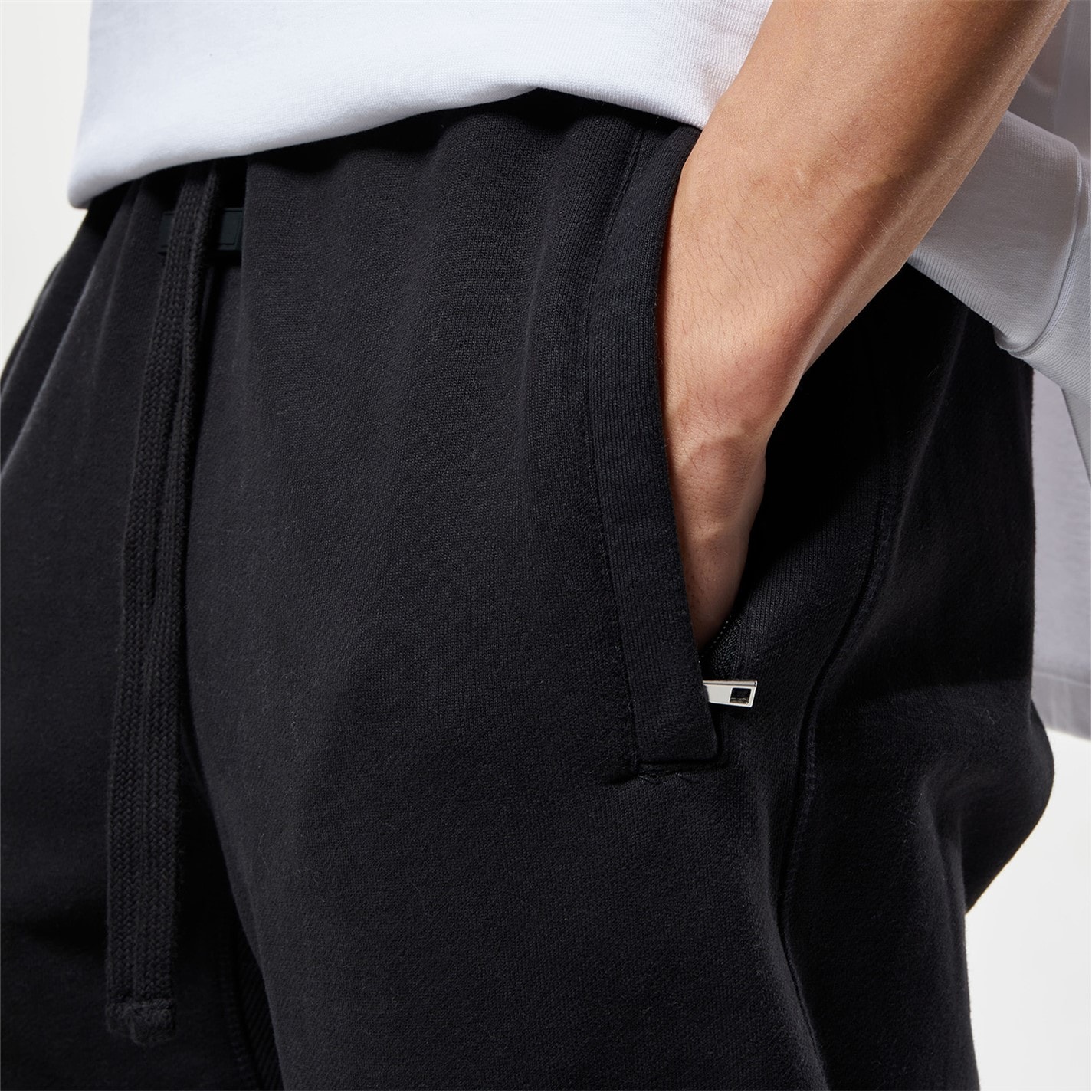 Tepláky TELA CRUZ Black 975728 Men's Studio Closed Hem Fleece Joggers - 3