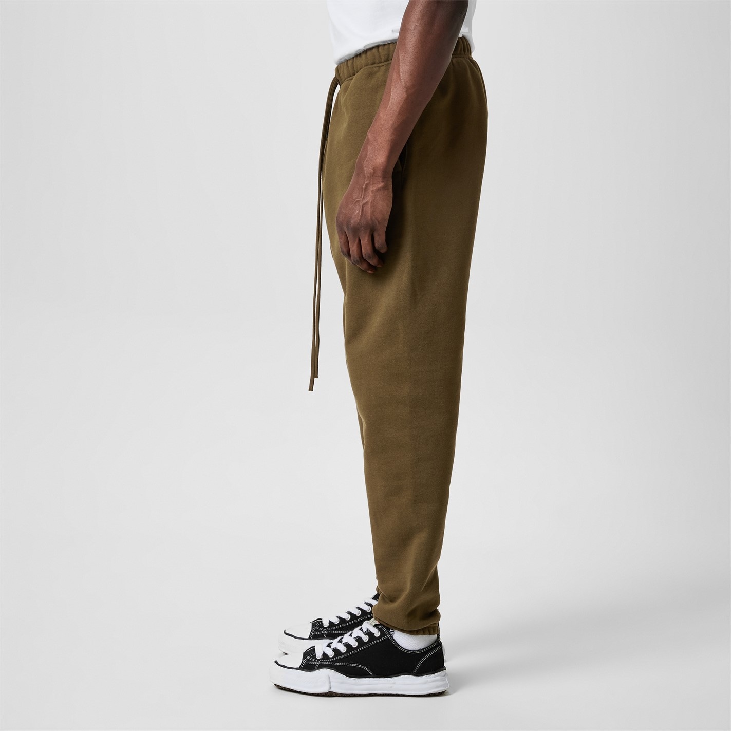 Tepláky FEAR OF GOD ESSENTIALS Olive 3473298 Fleece Essential Sweatpants - 5