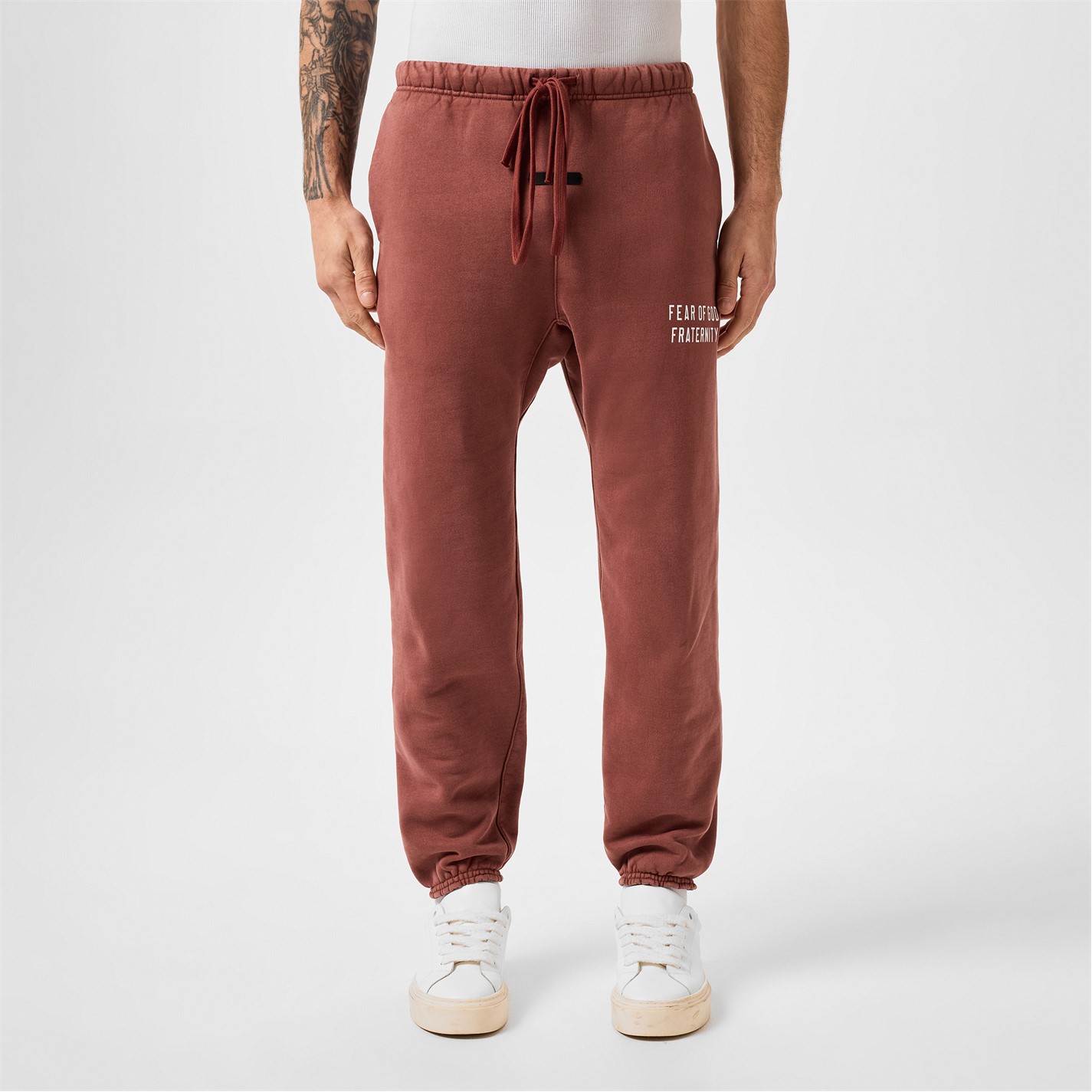 Tepláky FEAR OF GOD ESSENTIALS Crimson 8704930 Heavy Fleece Fraternity Sweatpants - 3