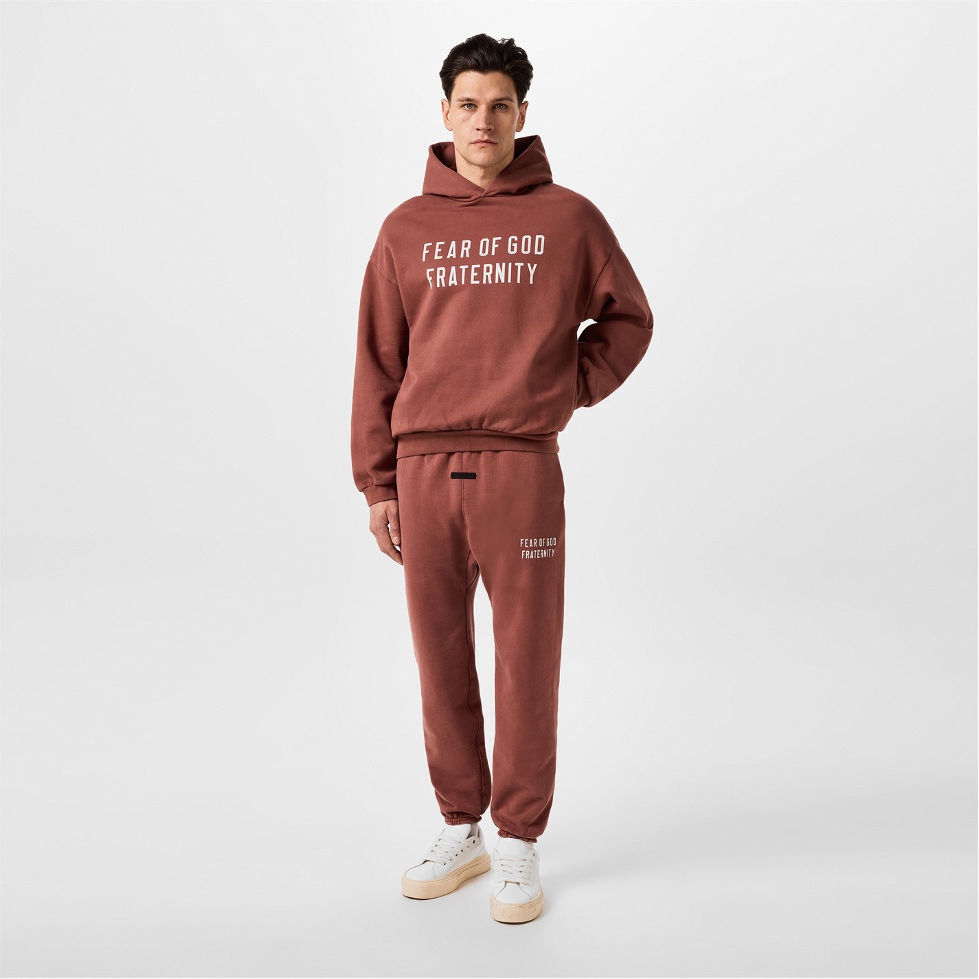 Tepláky FEAR OF GOD ESSENTIALS Crimson 8704930 Heavy Fleece Fraternity Sweatpants - 6
