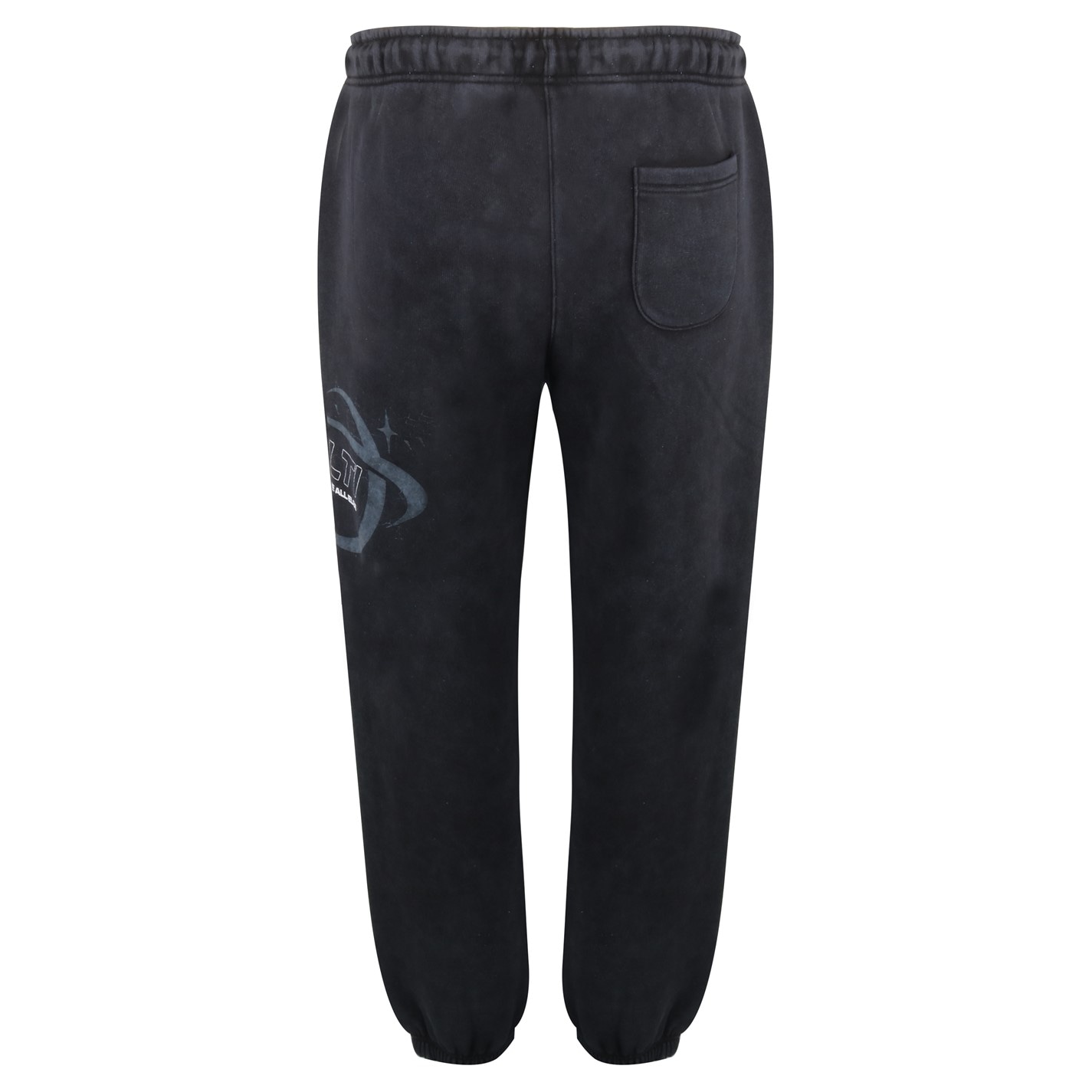 Tepláky Loyalti Washed Black 2369231 Men's Moto Closed Hem Fleece Joggers - 2