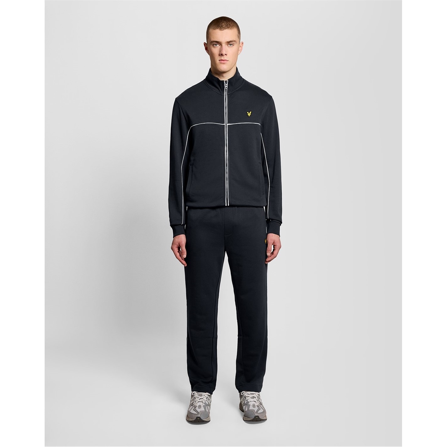 Tepláky Lyle and Scott Dark Navy Z271 2572436 Men's Open Hem Woven Tracksuit Joggers - 5