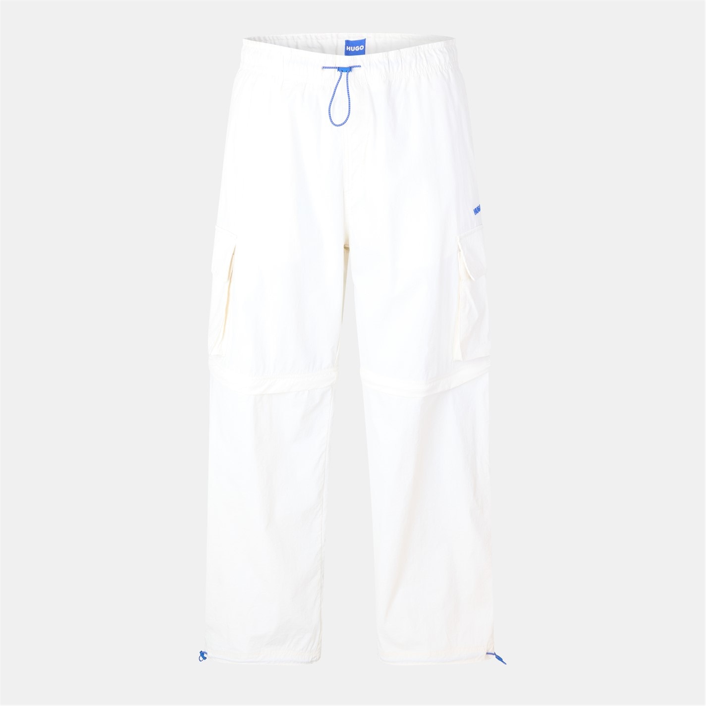 Tepláky Hugo Open White 12 5591191 Men's Woven Closed Hem Tracksuit Joggers - 1