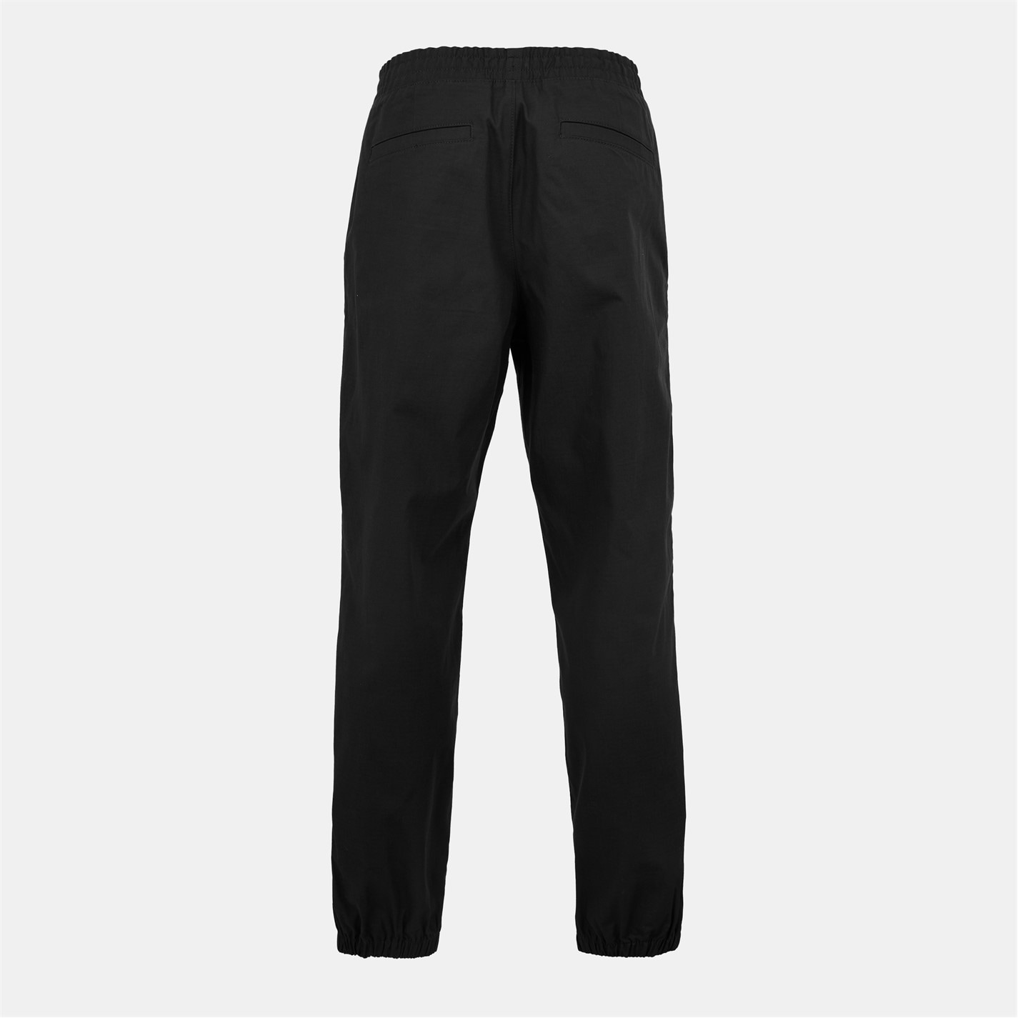Tepláky Hugo Black 3330190 Men's 's Closed Cuff Woven Black Tracksuit Joggers - 2