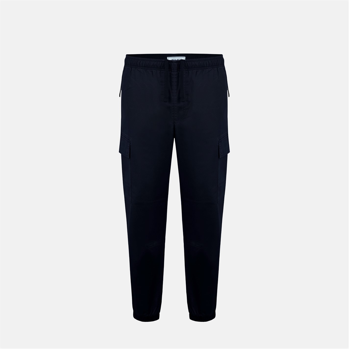 Tepláky Jack Wills Black 5203638 Men's Black Closed Hem Woven Tracksuit Joggers - 1
