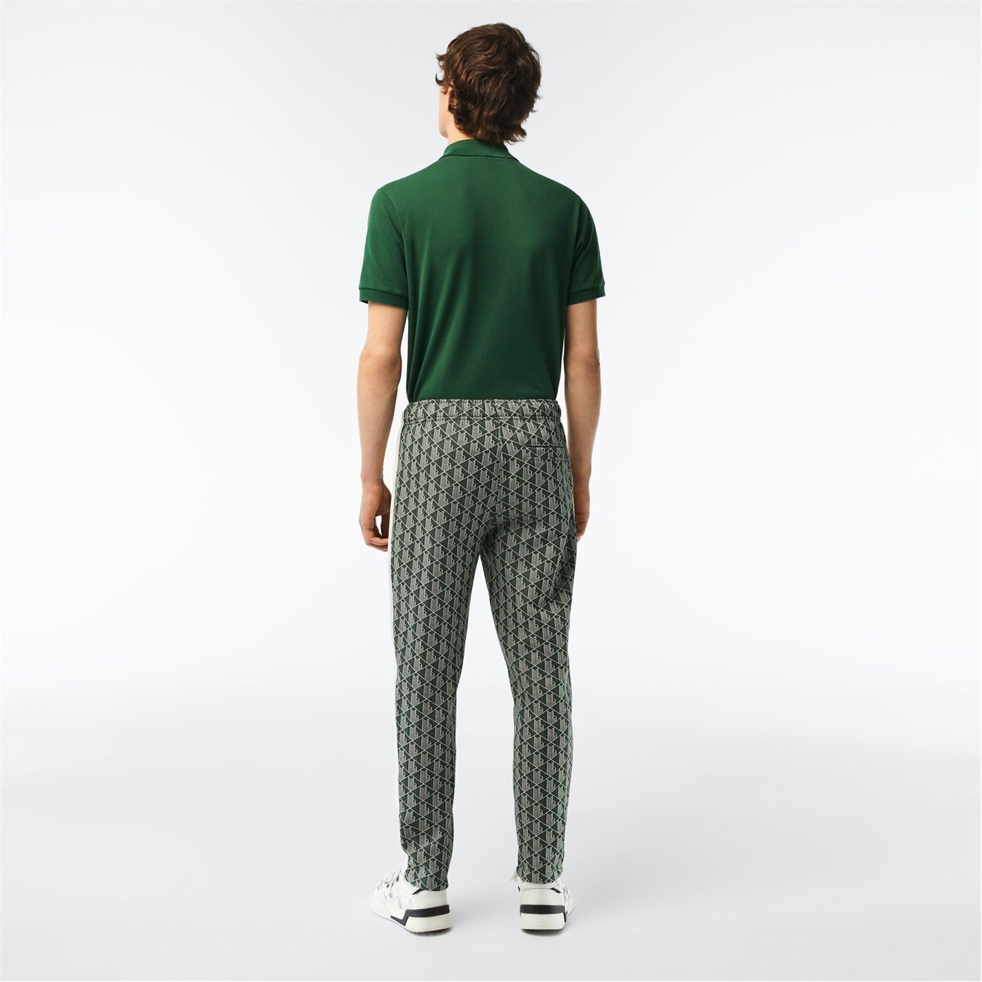 Tepláky Lacoste Green 1023835 Men's Open Hem Woven Joggers - 3
