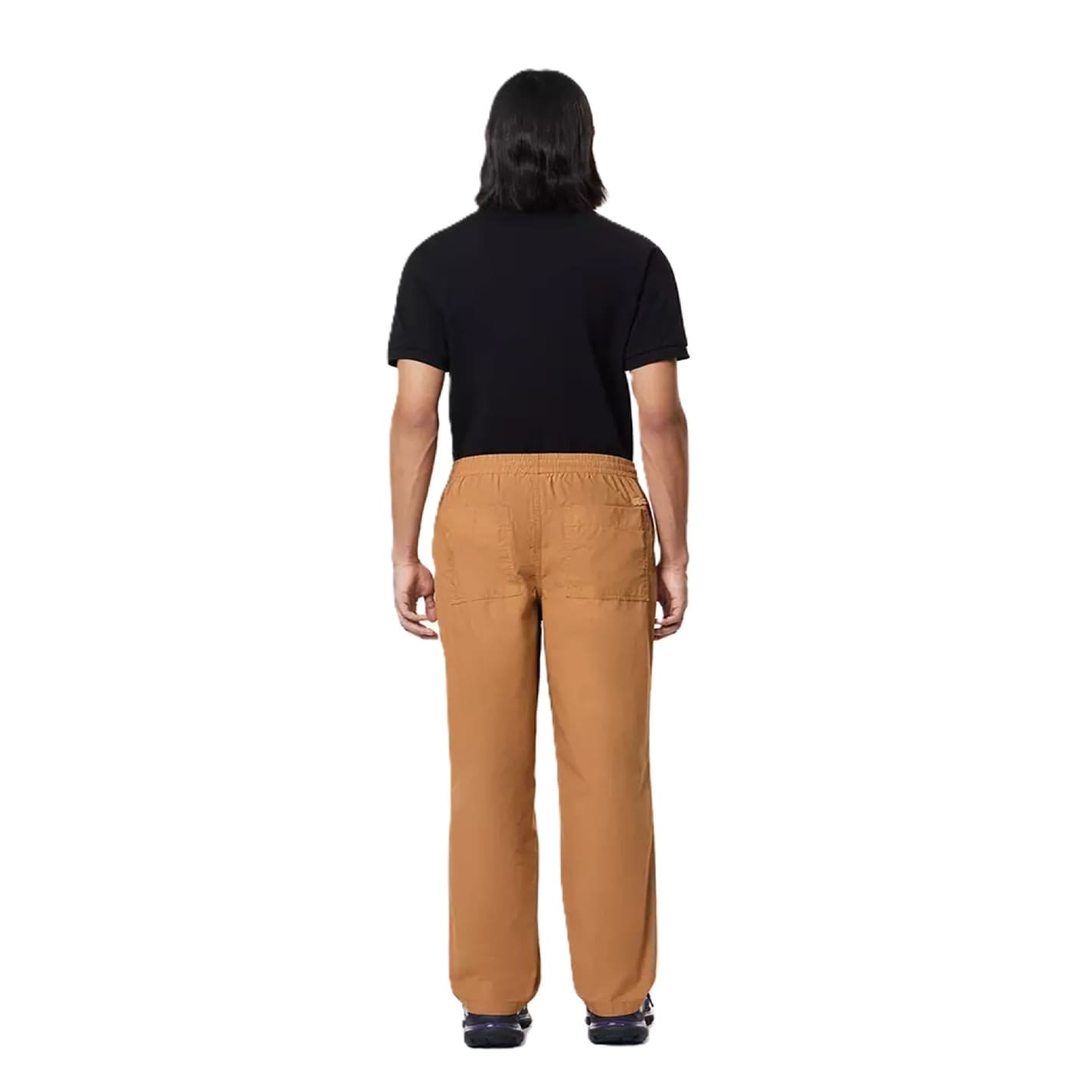 Tepláky Lacoste Sand 4482677 Men's Relaxed Woven Relaxed Fit Open Hem Woven Tracksuit Joggers - 2