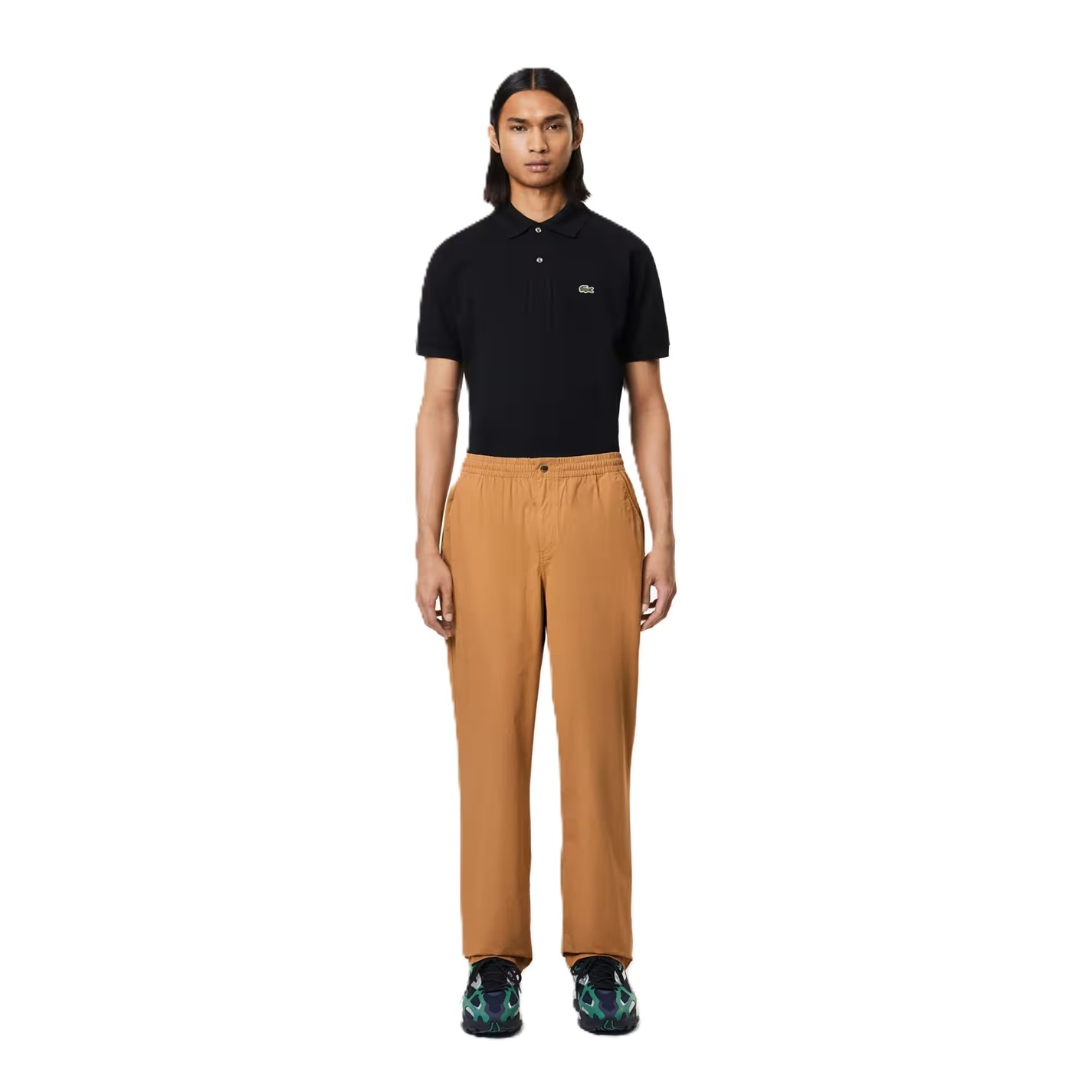 Tepláky Lacoste Sand 4482677 Men's Relaxed Woven Relaxed Fit Open Hem Woven Tracksuit Joggers - 3