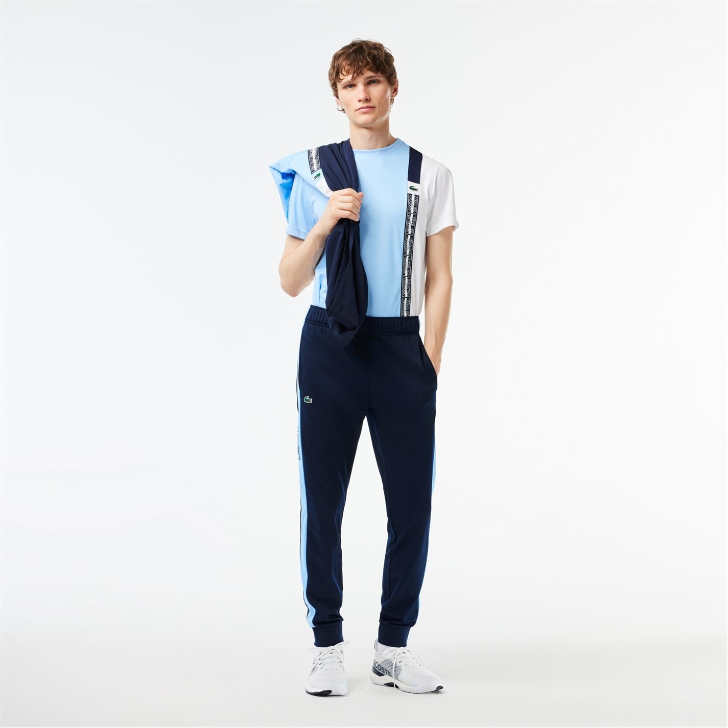Tepláky Lacoste Navy Blue 305527 Men's Closed Hem Woven Tracksuit Joggers - 2