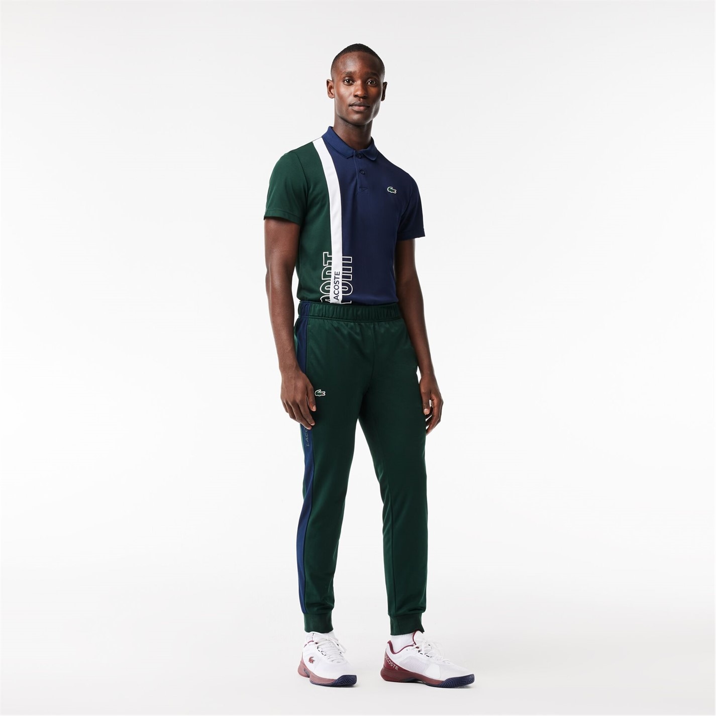 Tepláky Lacoste Sinople 7782246 Men's Closed Hem Woven Tracksuit Joggers - 2