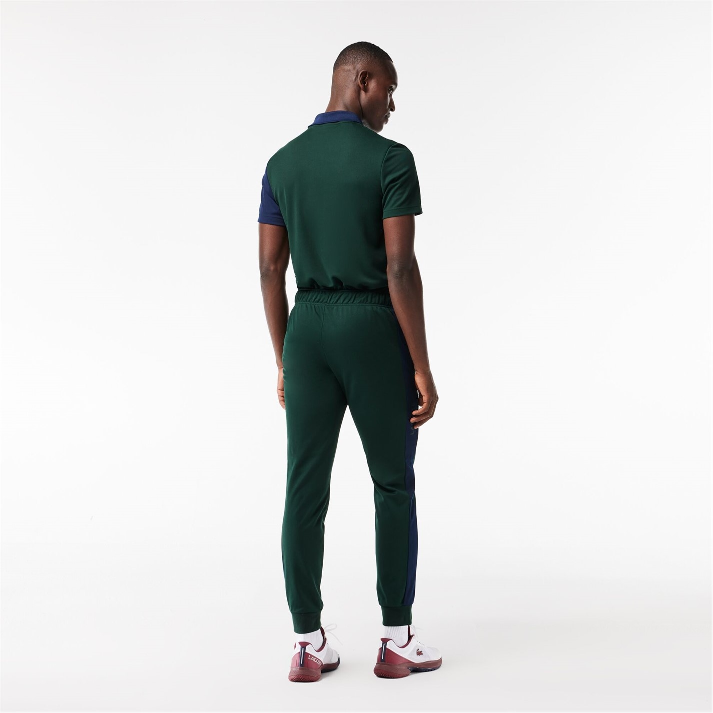 Tepláky Lacoste Sinople 7782246 Men's Closed Hem Woven Tracksuit Joggers - 4