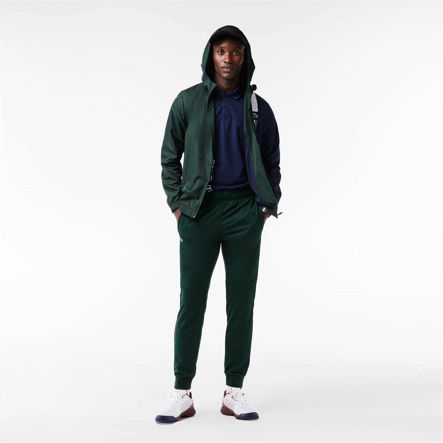 Tepláky Lacoste Sinople 7782246 Men's Closed Hem Woven Tracksuit Joggers - 7