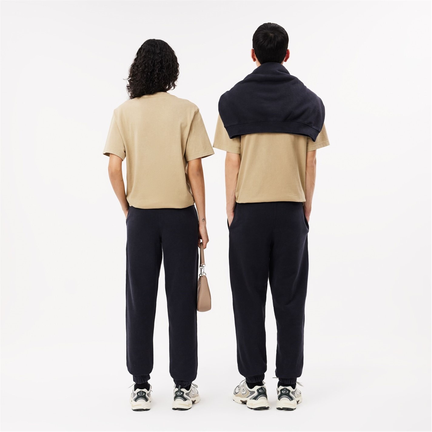 Tepláky Lacoste Black 752732 Men's Closed Hem Woven Tracksuit Joggers - 4