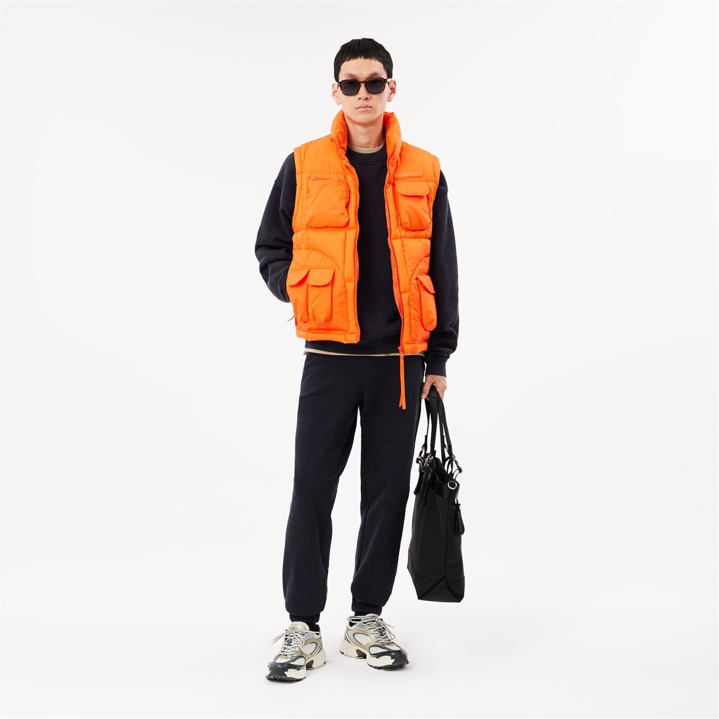 Tepláky Lacoste Black 752732 Men's Closed Hem Woven Tracksuit Joggers - 6