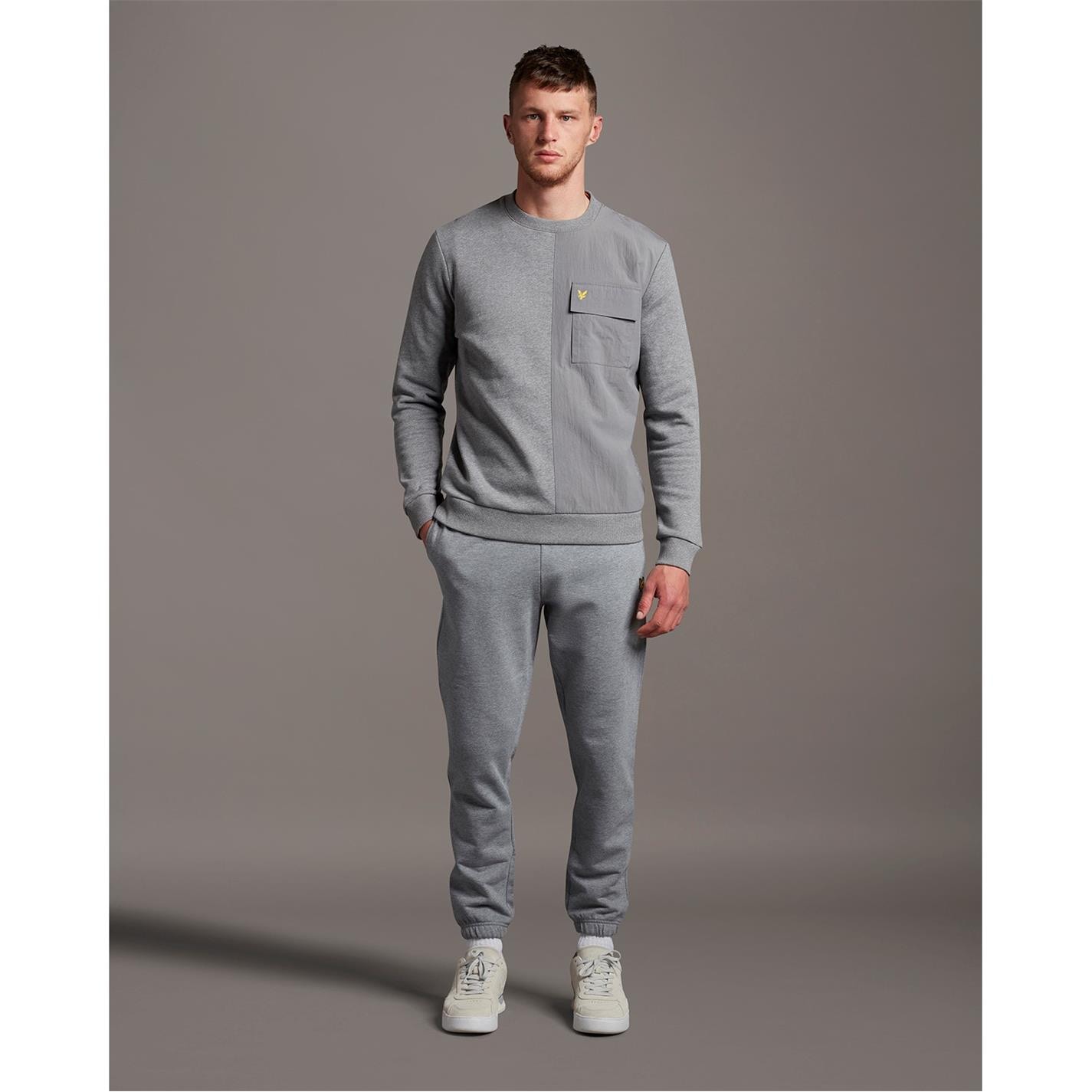 Tepláky Lyle and Scott Mid Grey Ml T28 1679507 Slim Jogging Pants - 1