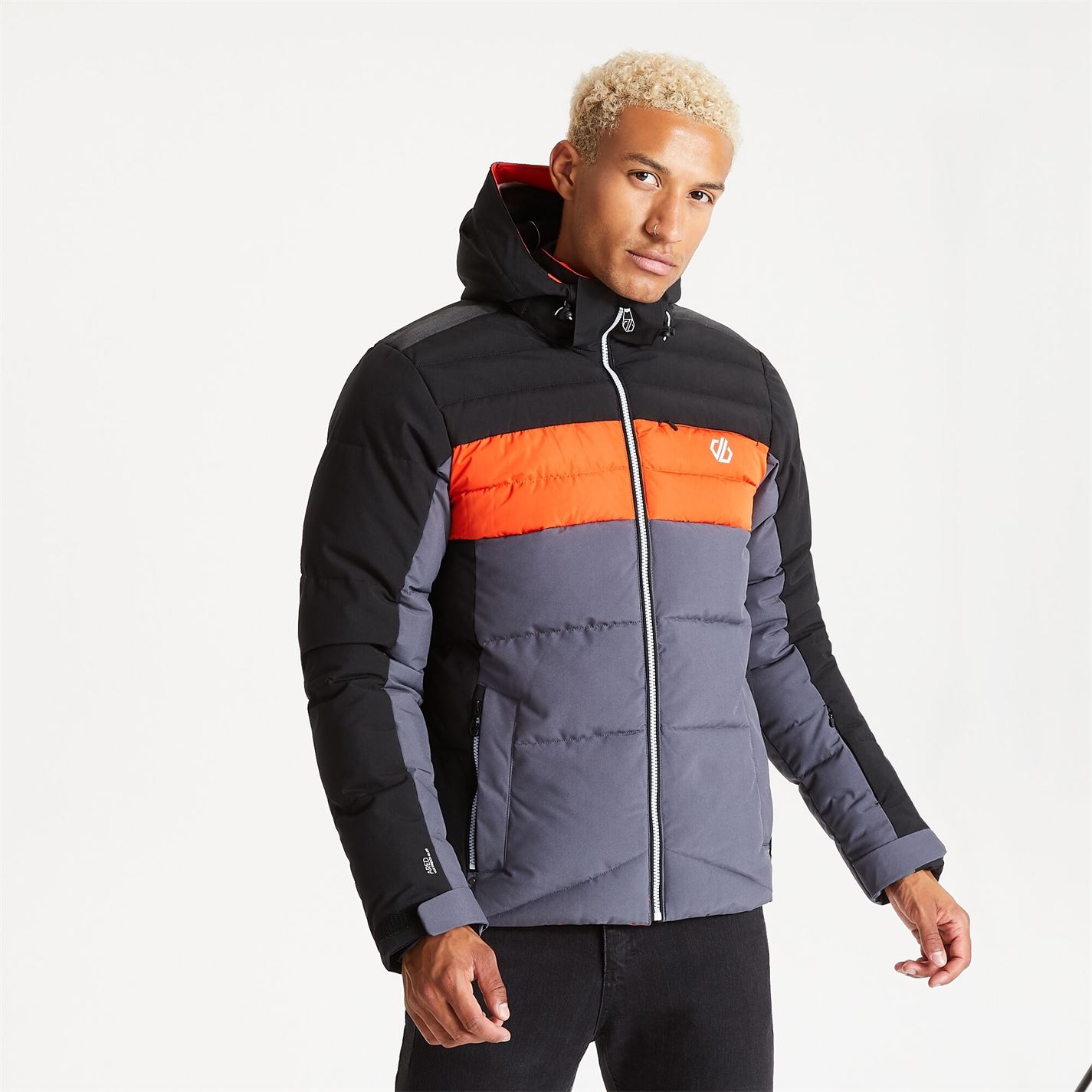 Bunda Dare 2b Black 4097792 Men's Denote Waterproof Recycled Long Sleeve Ski Jacket - 2