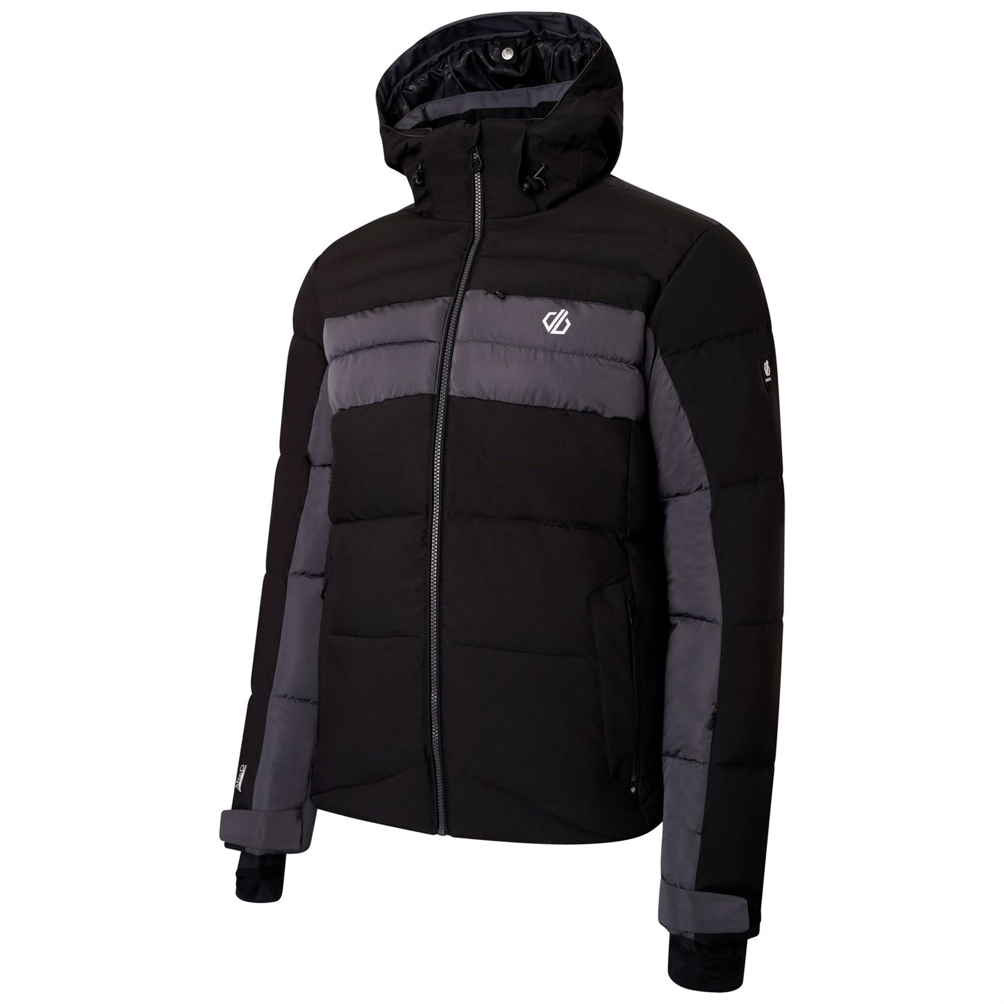 Bunda Dare 2b Black 4097792 Men's Denote Waterproof Recycled Long Sleeve Ski Jacket - 8